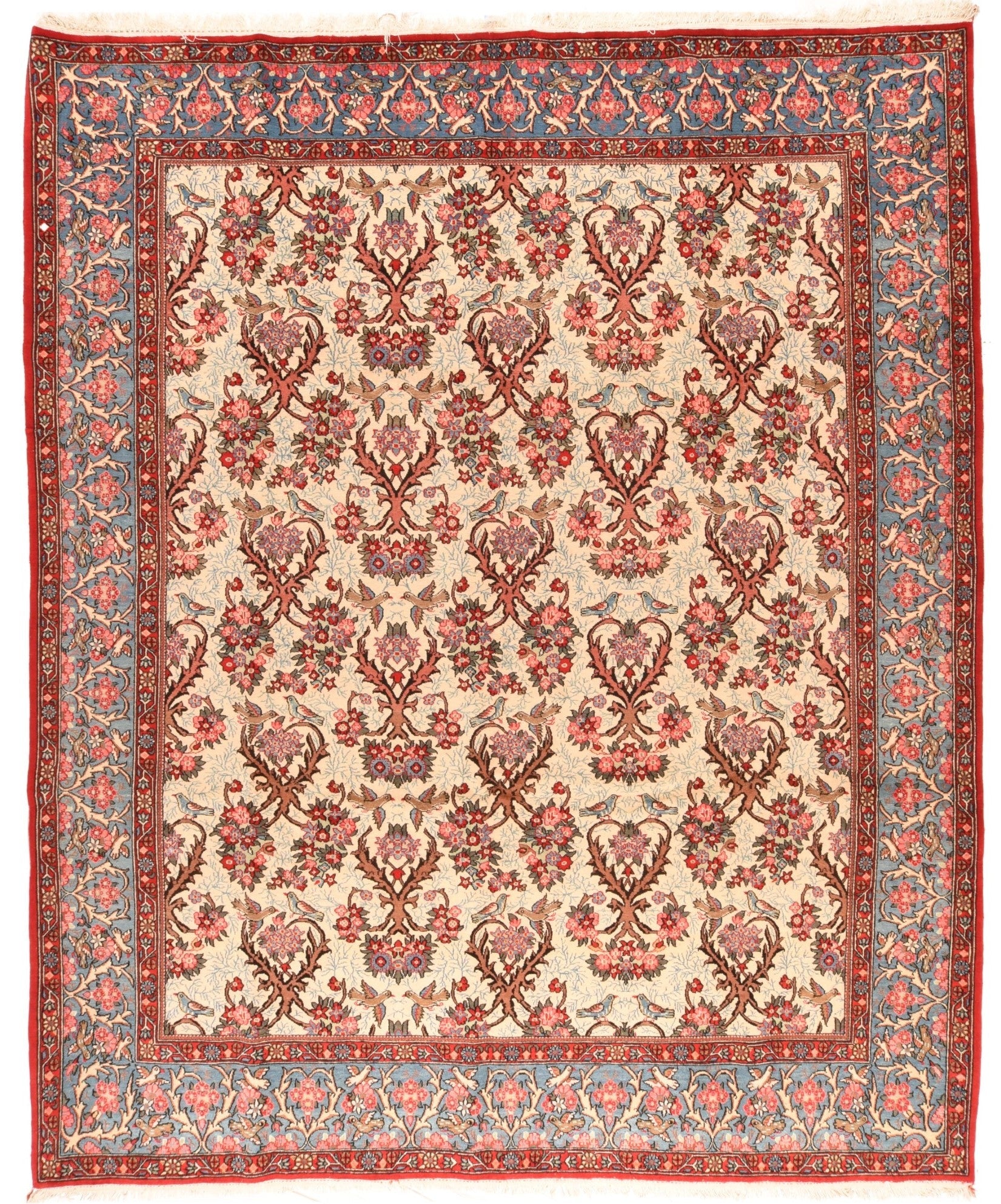 Extremely Fine Qum Rug 9'4'' x 11'9''