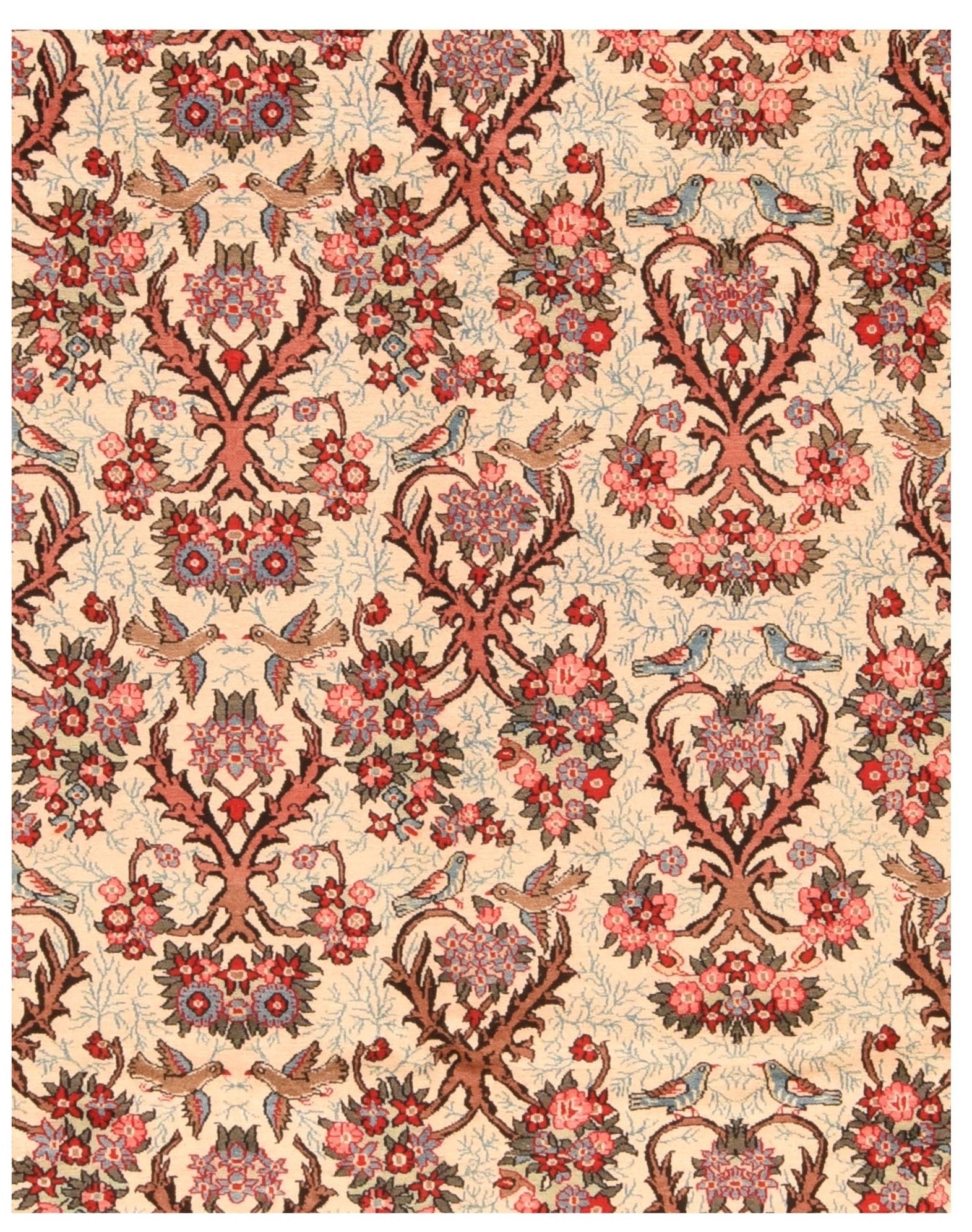 Extremely Fine Qum Rug 9'4'' x 11'9''
