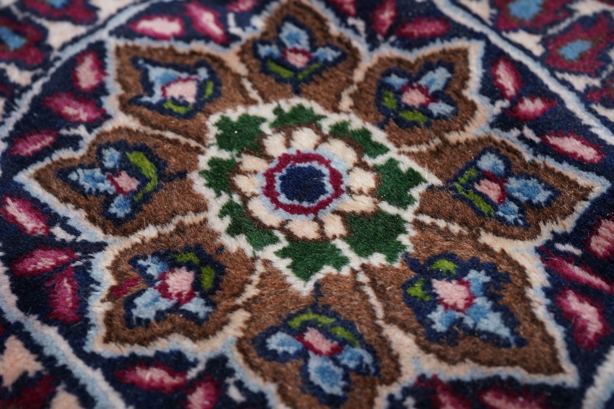 Vintage Kerman Rug 9'10'' x 13'7''