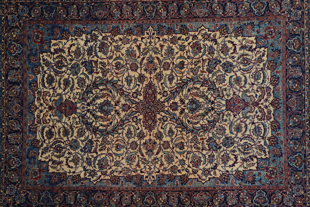 Antique Isfahan Rug 4'10'' x 6'8''