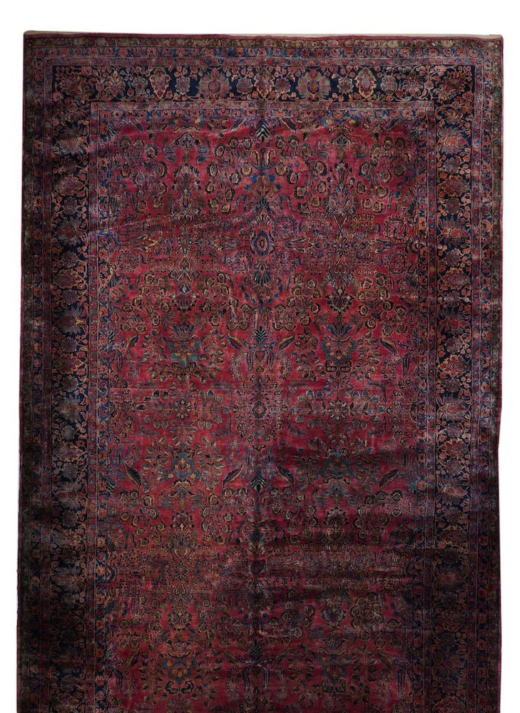 Antique Sarouk Rug 11'3'' x 17'8''