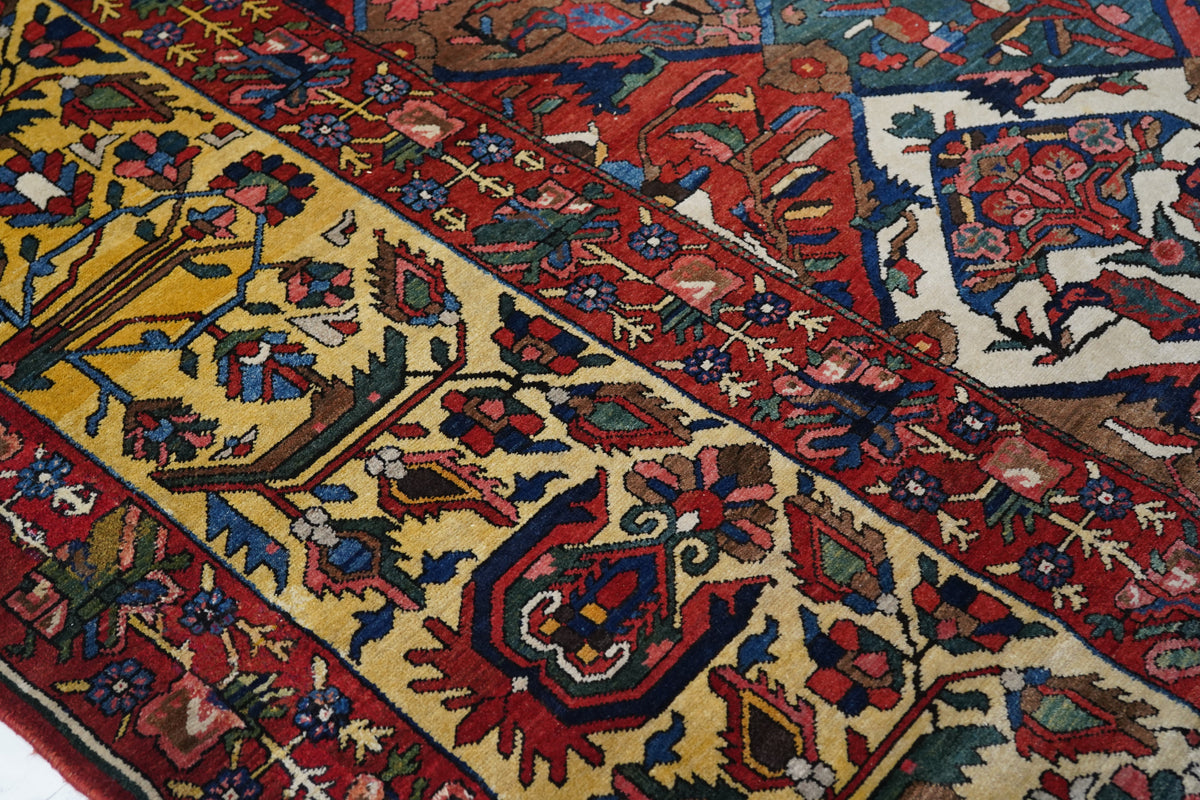 Fine Vintage Bakhtiari Rug 12'10'' x 18'8''