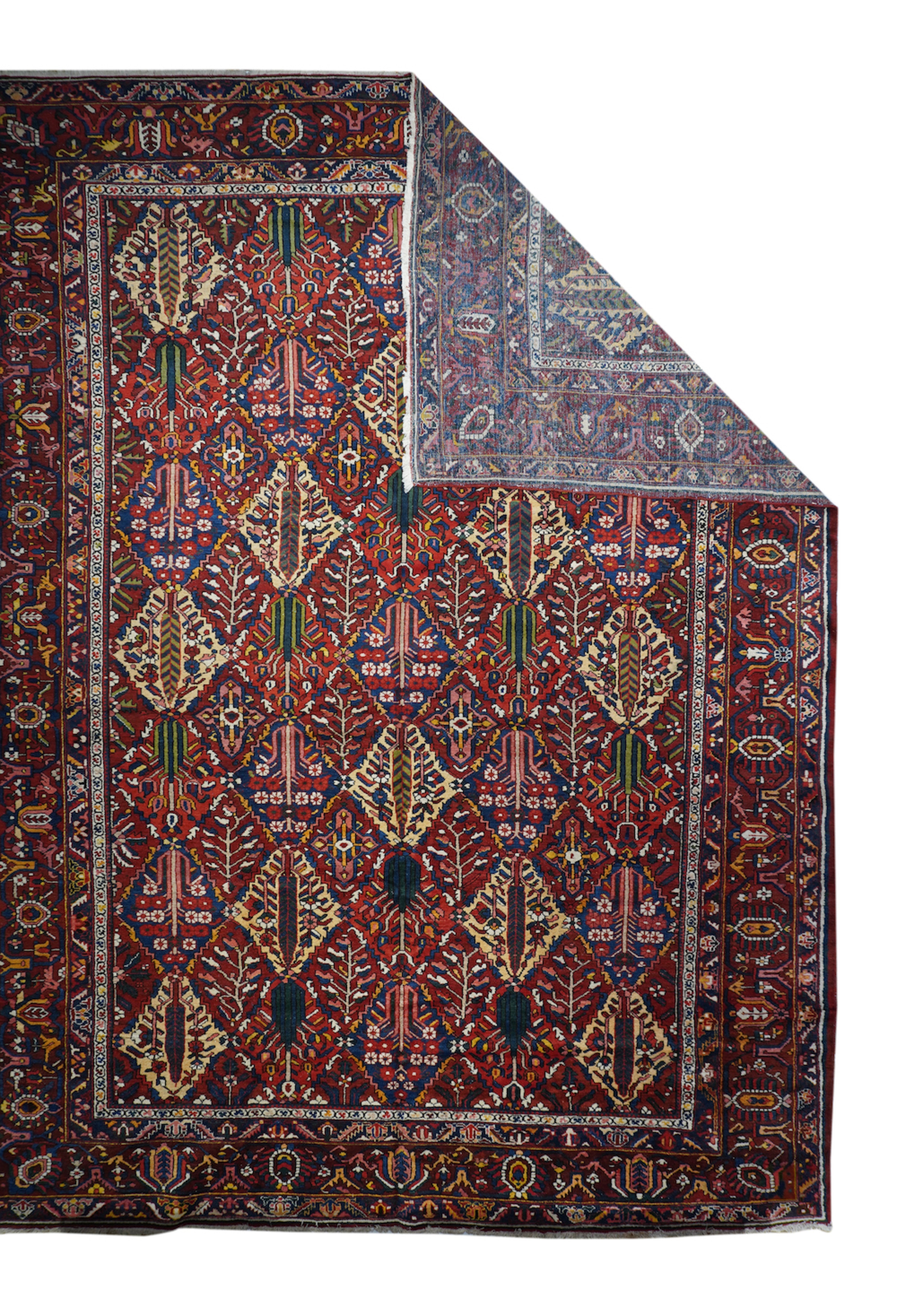Vintage Bakhtiari Rug 12'2'' x 16'7''