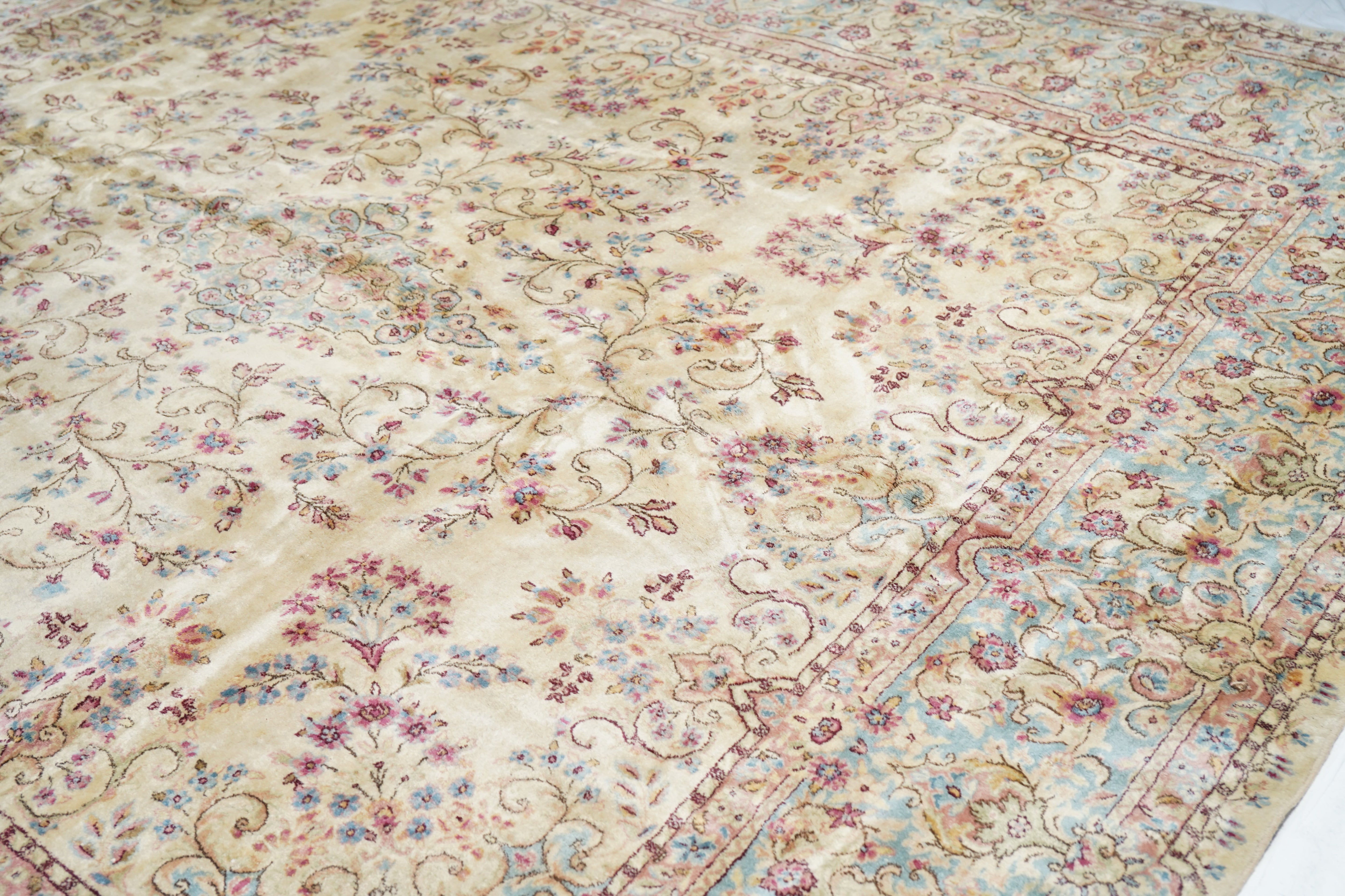 Vintage Kerman Rug 10' 0" x 11' 0"