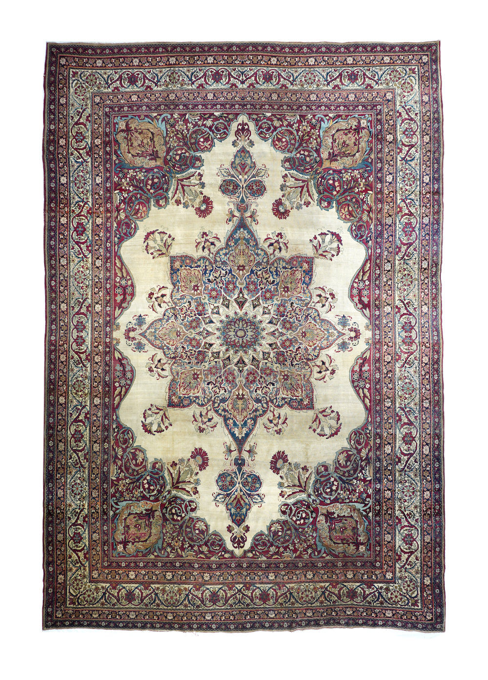 Antique Kerman Rug 9'8'' x 14'6''