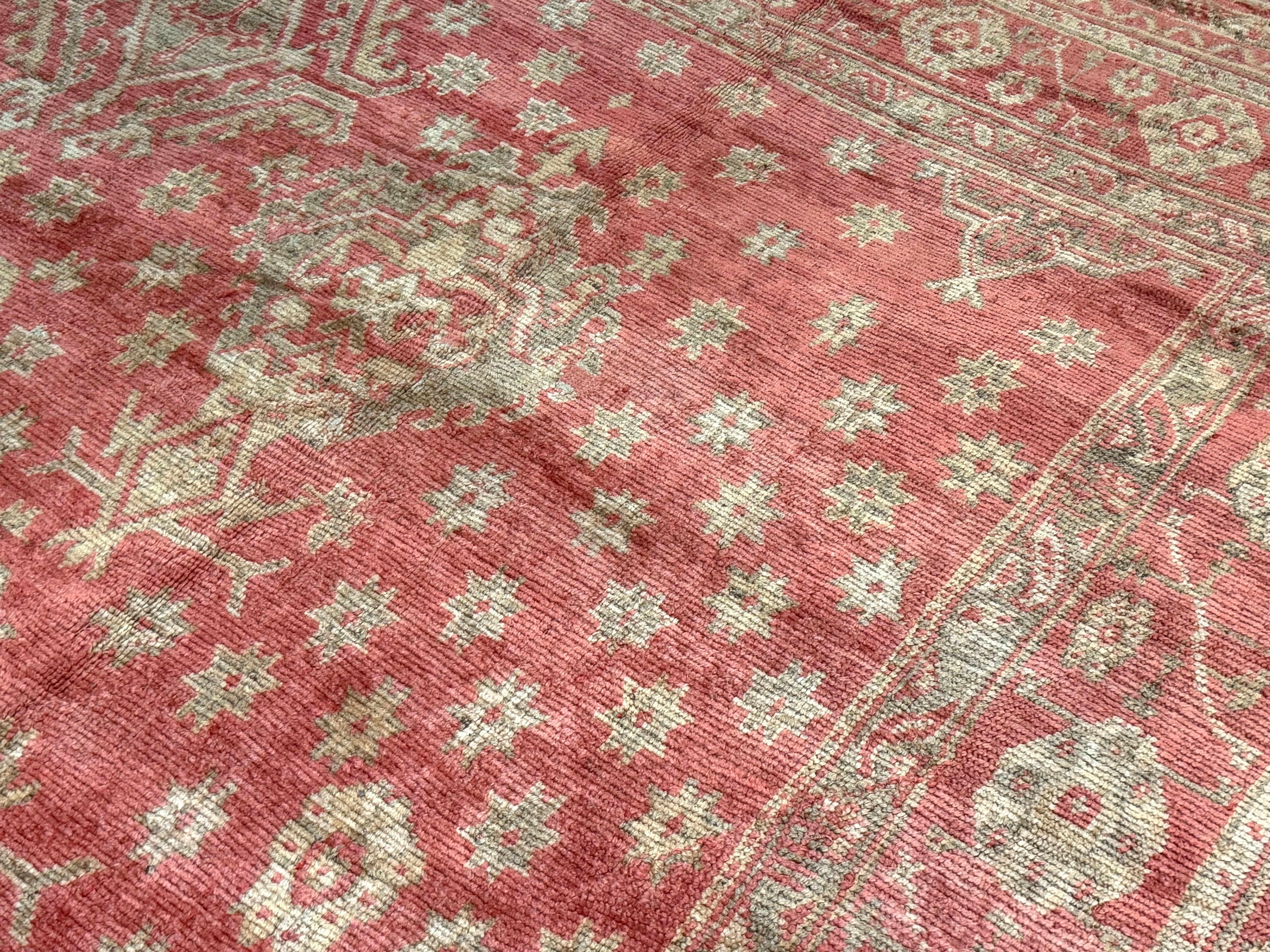 Antique Oushak Rug 14' 2'' x 20' 6''