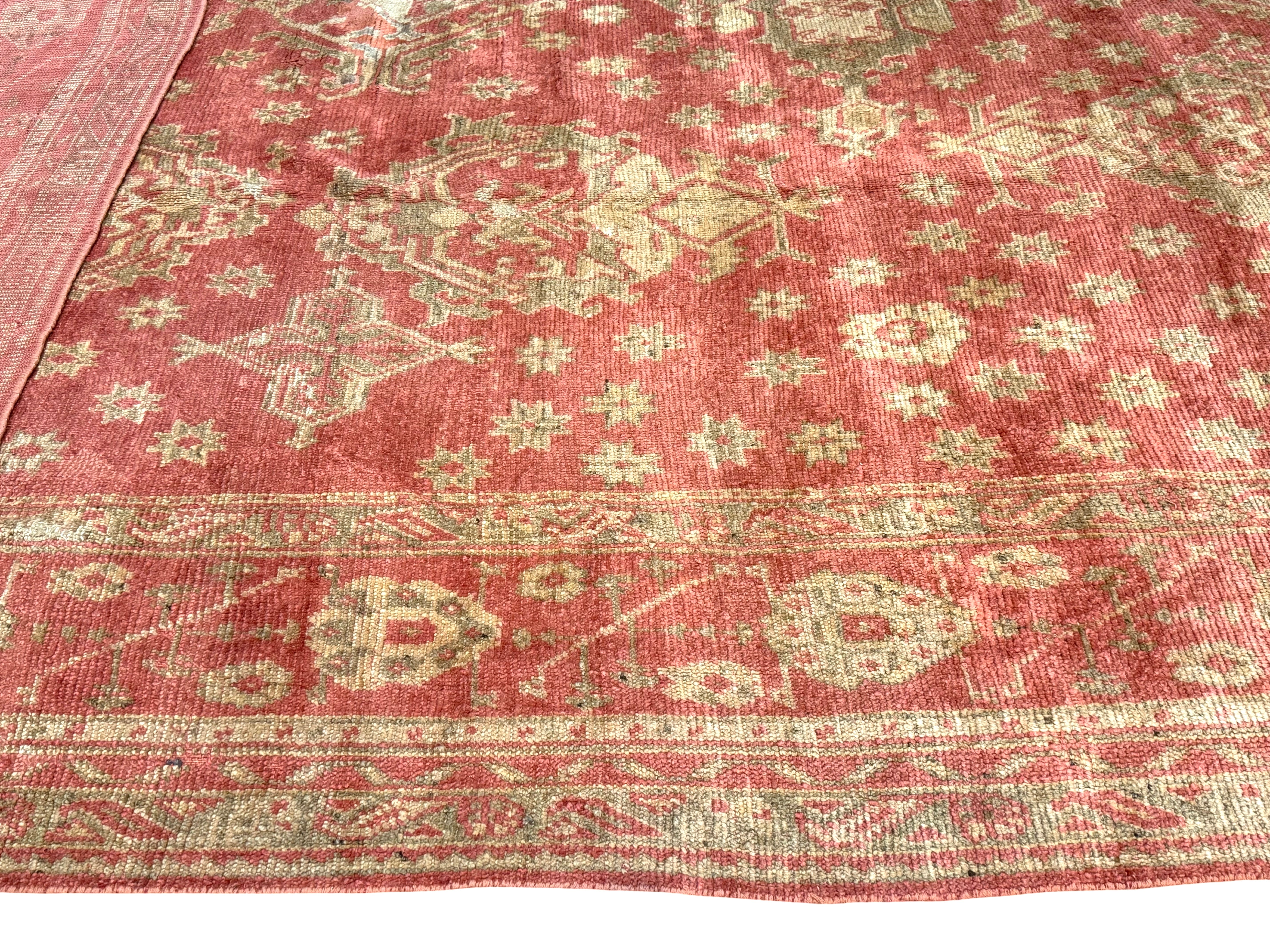 Antique Oushak Rug 14' 2'' x 20' 6''