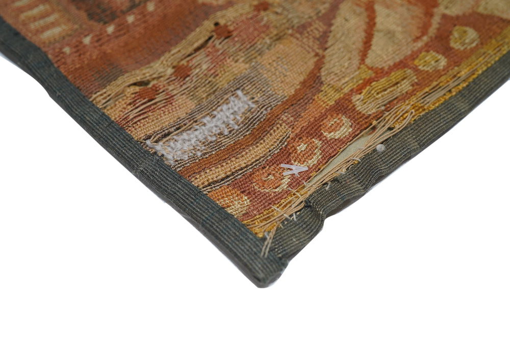 Antique Tapestry Flemish Panel 1'7'' x 8'5''
