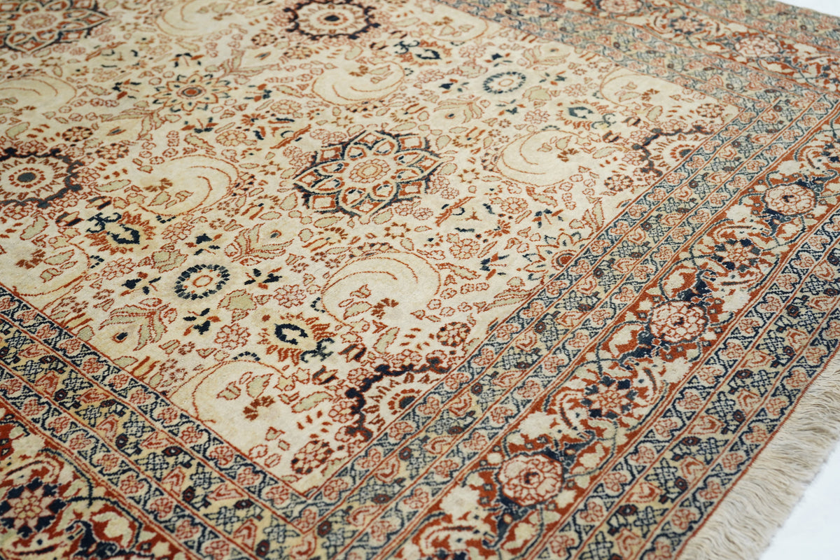 Antique Haji Jalili Rug 4'3'' x 5'3''