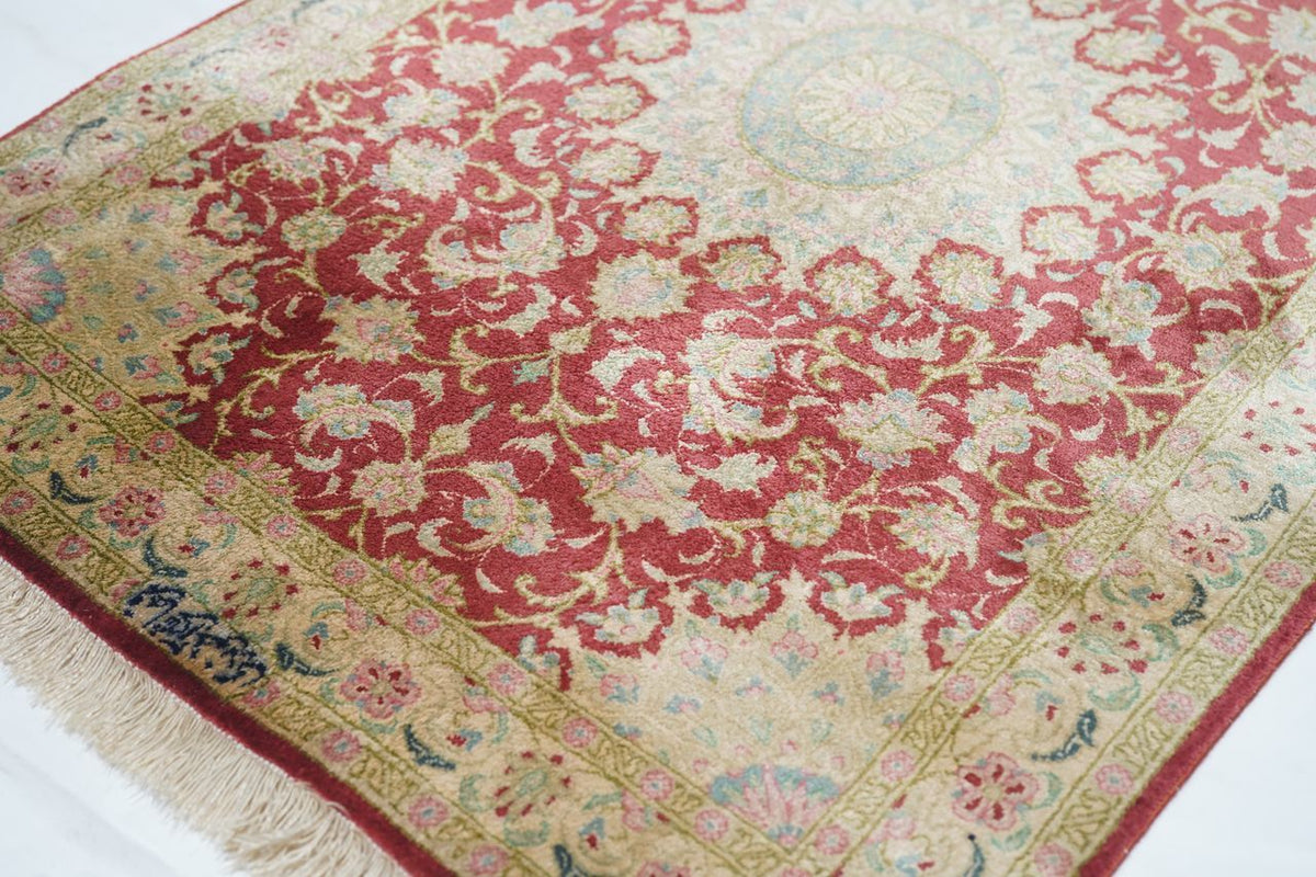 Fine Silk Qum Runner 2'2'' x 9'3''