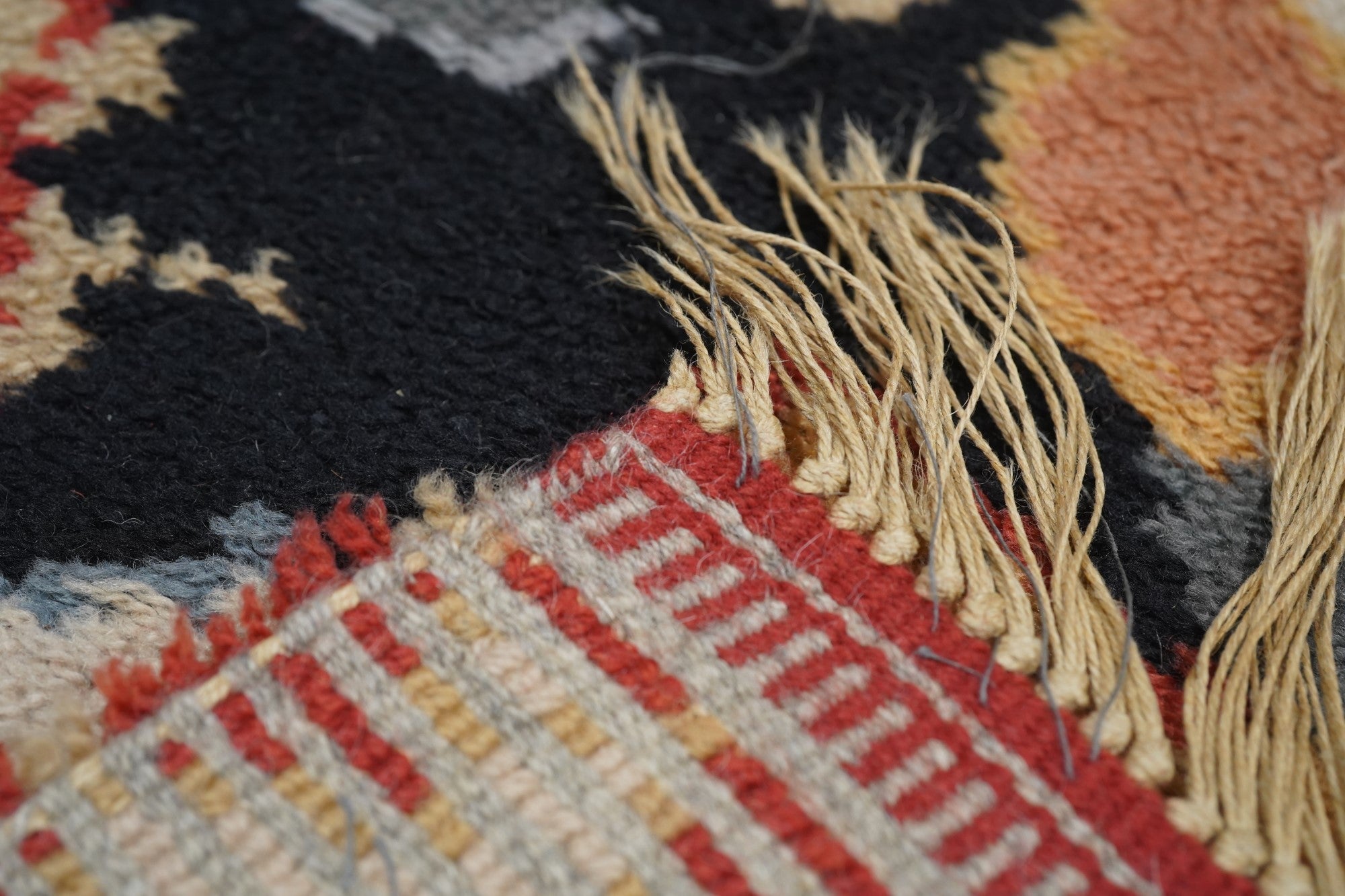 Vintage Swedish Rug 5'4'' x 7'6''