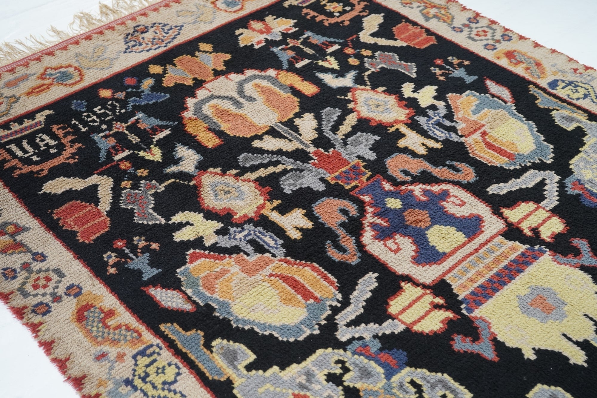Vintage Swedish Rug 5'4'' x 7'6''
