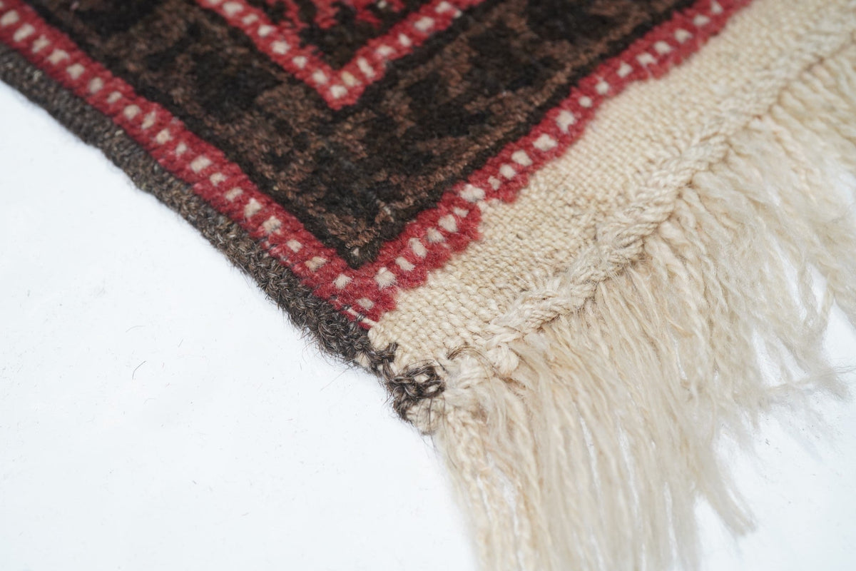 Vintage Tribal Afghan Rug 2'9'' x 5'0''
