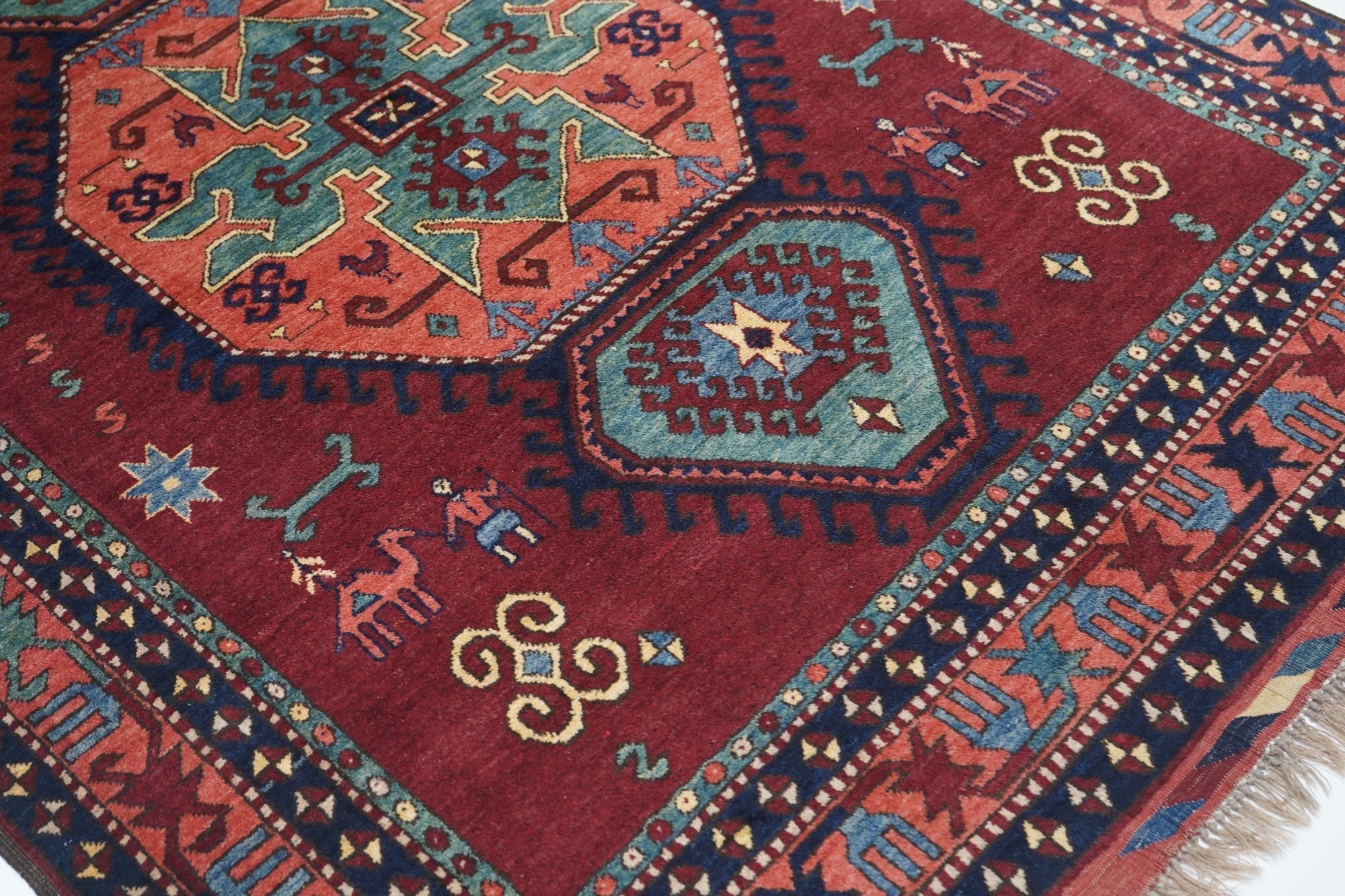 Vintage Kazak Design Rug 5'4'' x 7'1''
