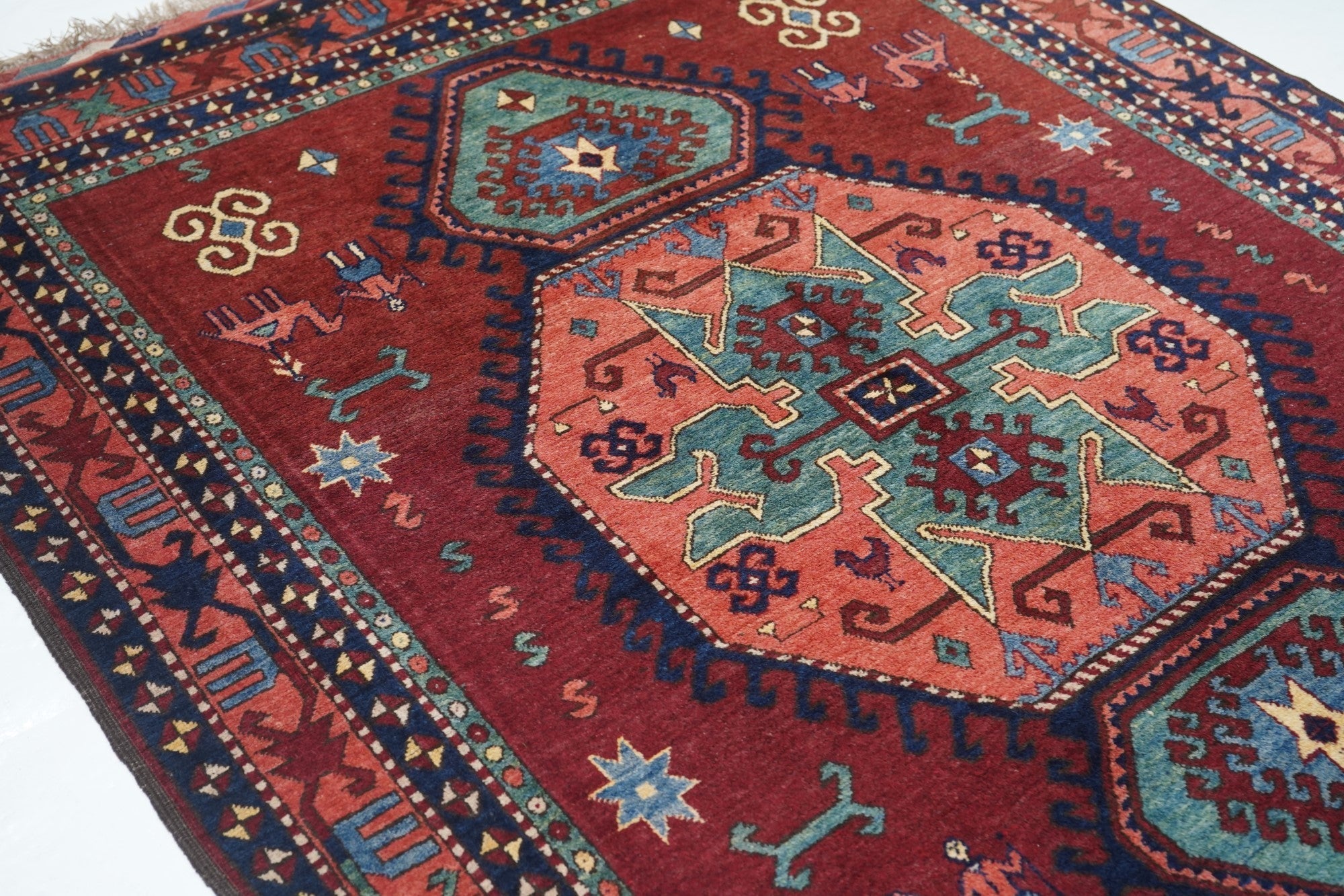 Vintage Kazak Design Rug 5'4'' x 7'1''
