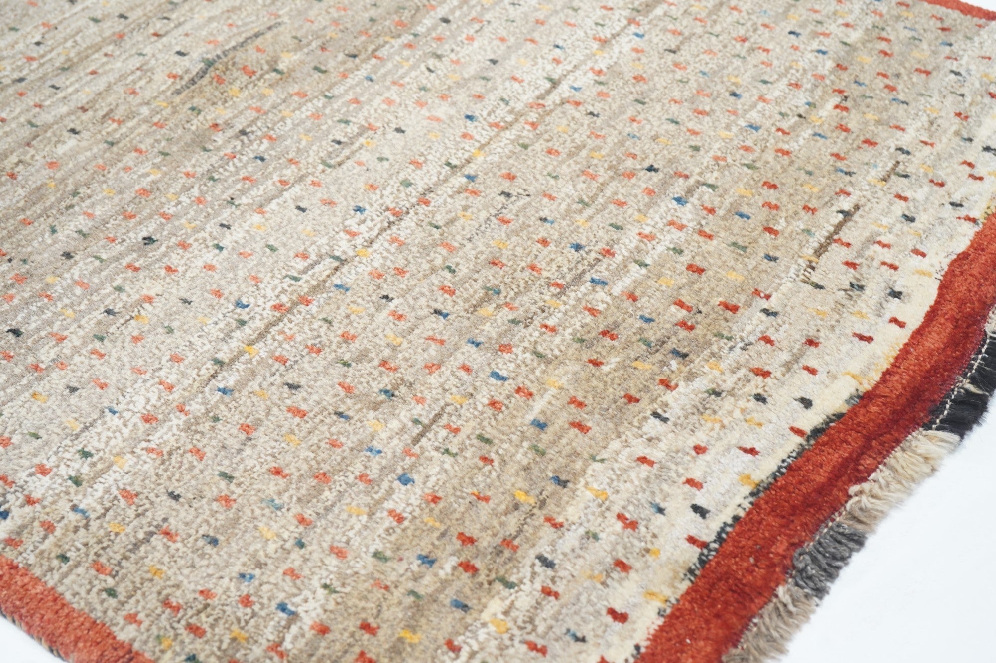 Vintage Gabbeh Rug 4'0" x 5'8''