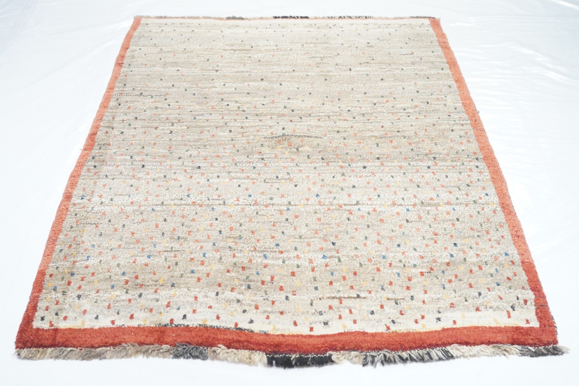Vintage Gabbeh Rug 4'0" x 5'8''