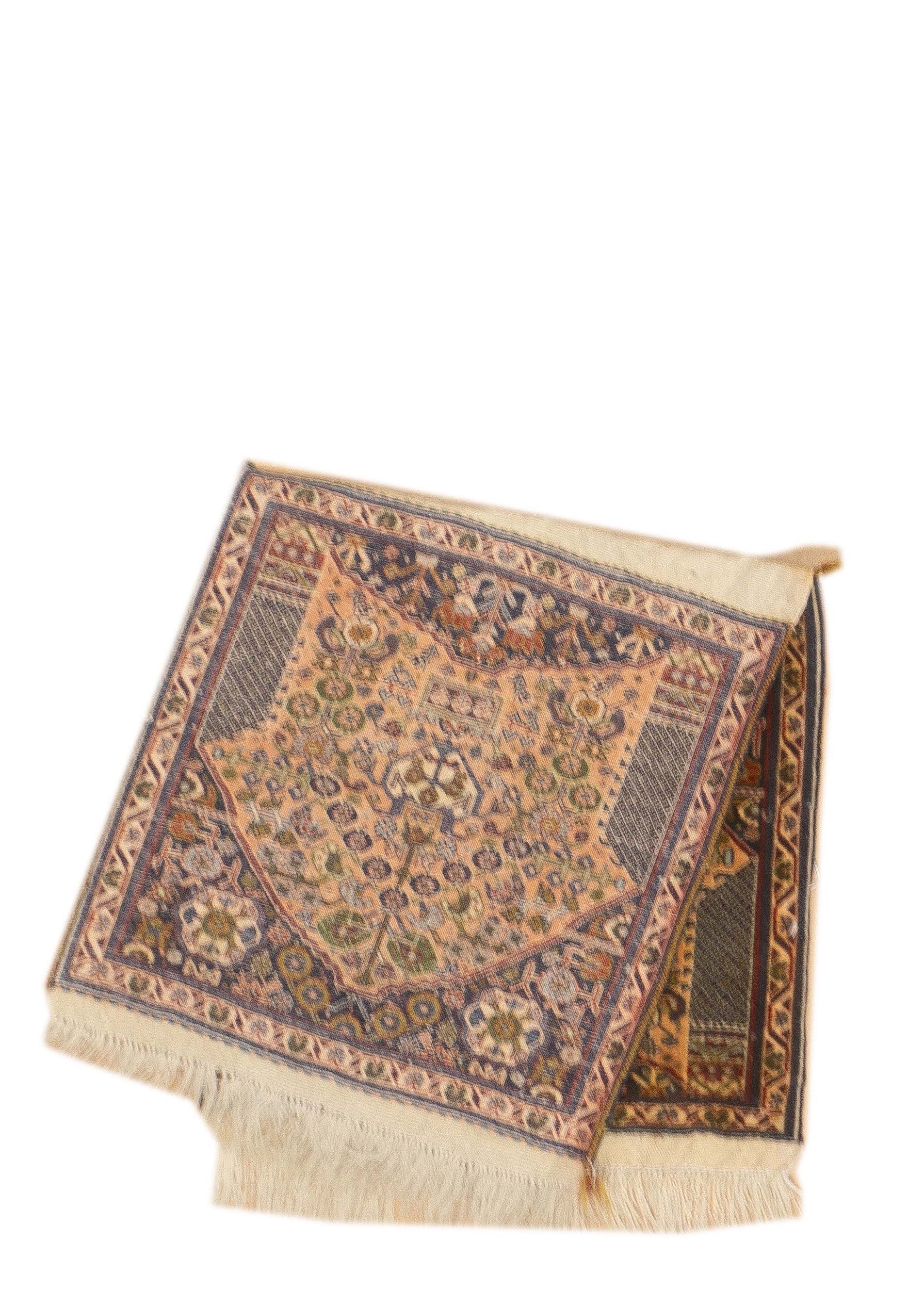 Extremely Fine Double Saddle Bag attached Qashqai 1'3'' x 2'8''
