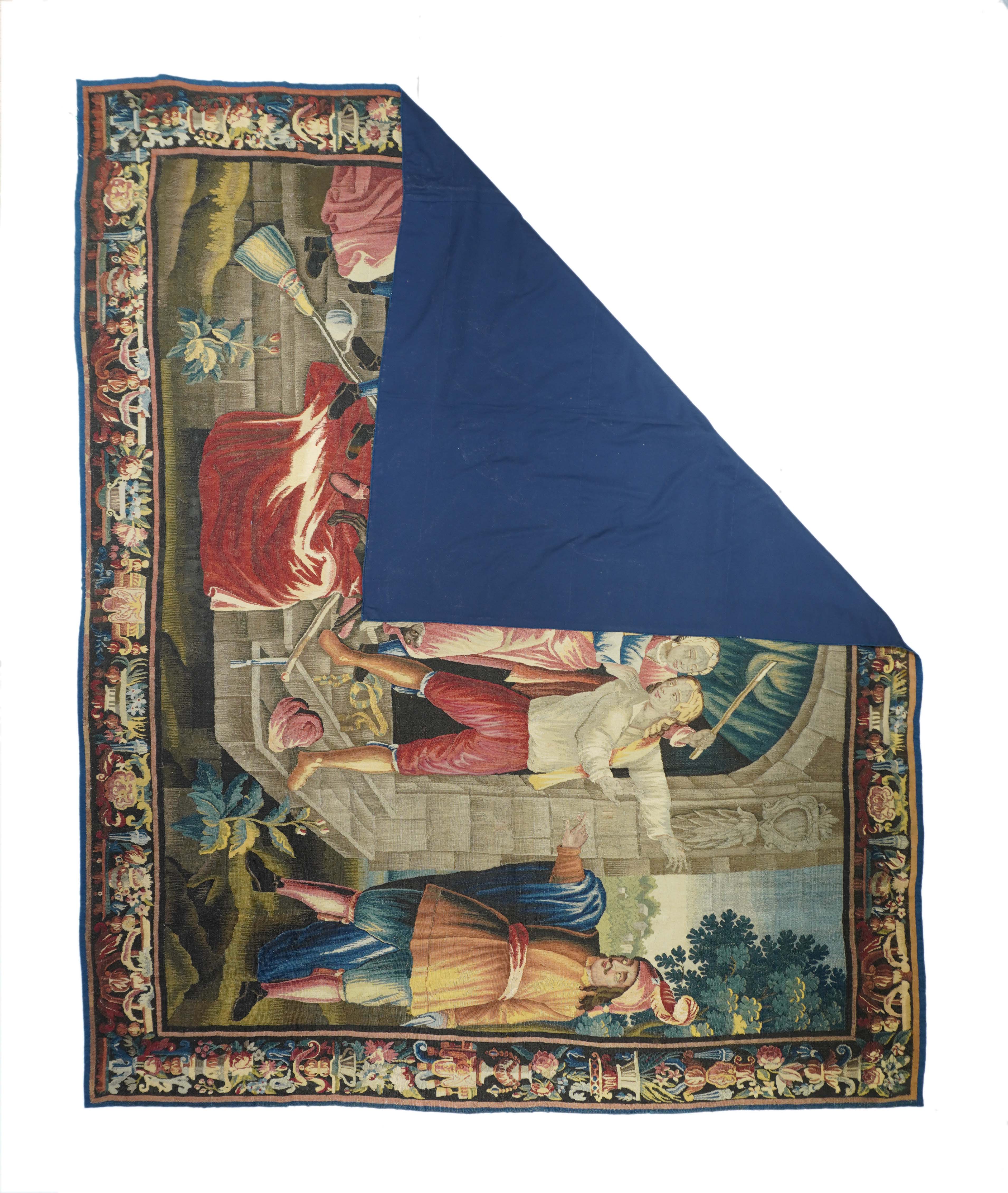 Antique Tapestry Don Quijote 9'1 x 11'2''