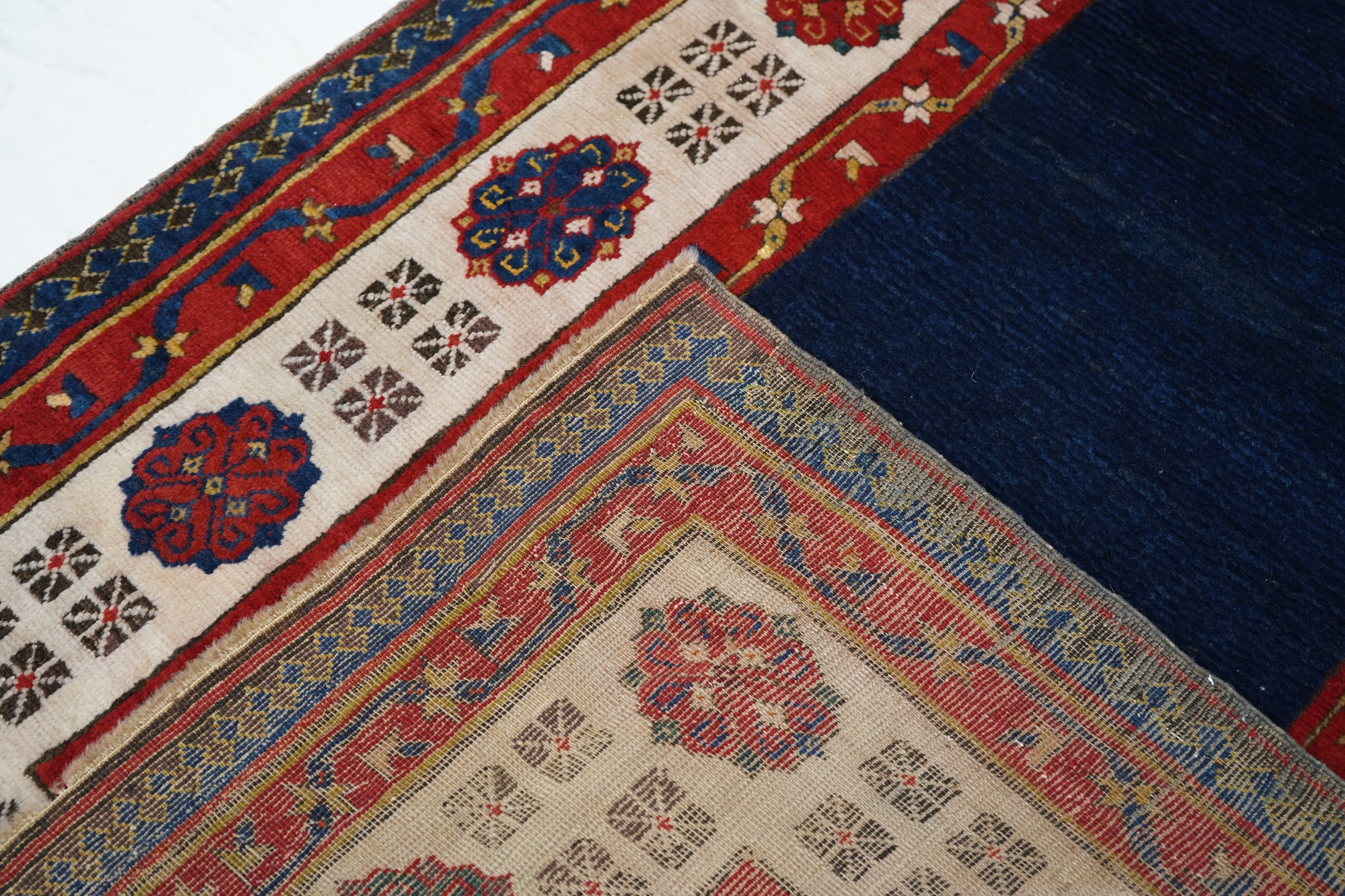 Antique Caucasian Shirvan Talish Rug 3'6'' x 8'0"