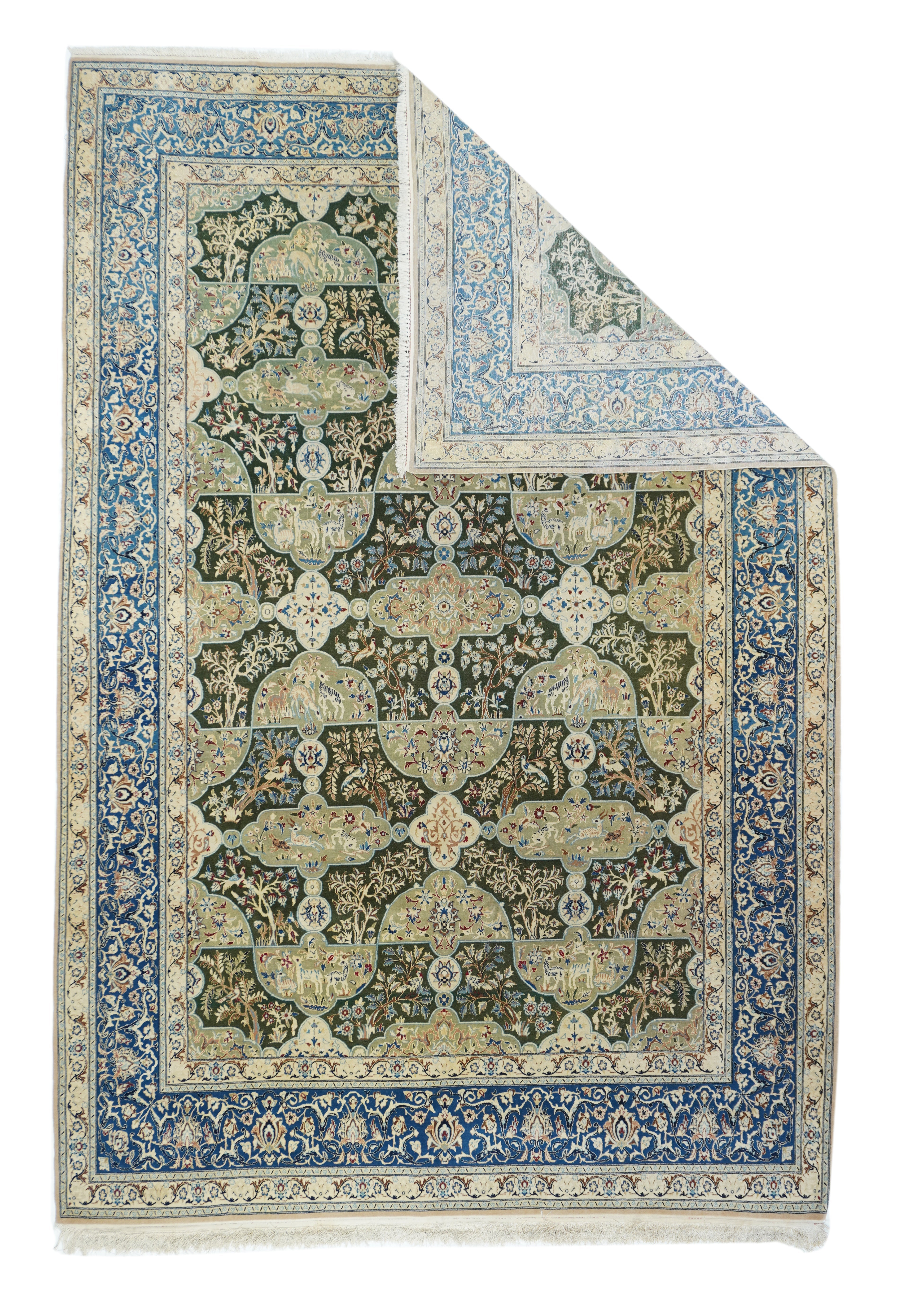 Vintage Nain Habibian Rug 5'5'' x 8'3''