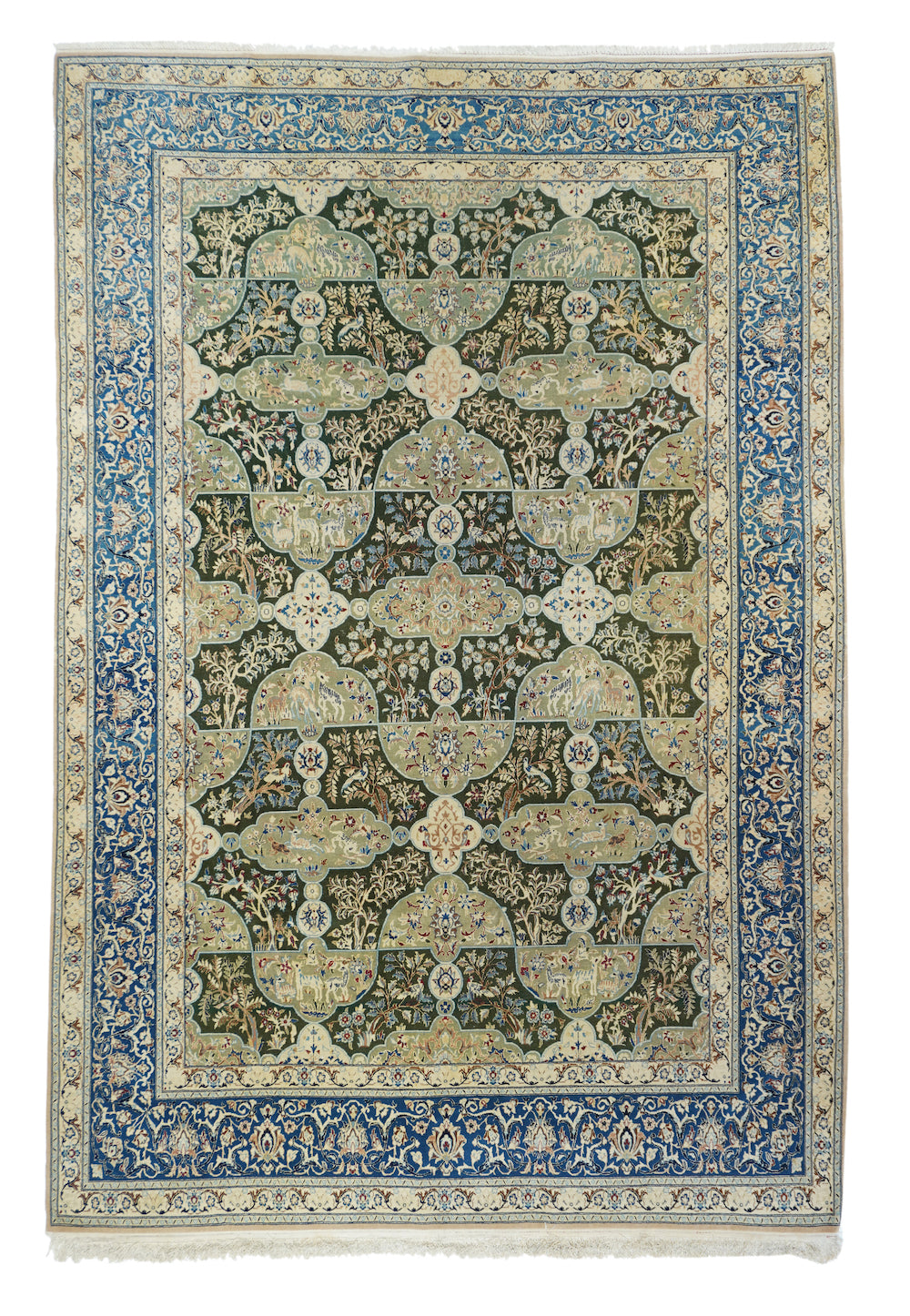 Antique Nain Habibian Rug