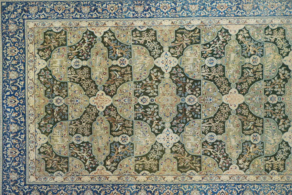 Vintage Nain Habibian Rug 5'5'' x 8'3''