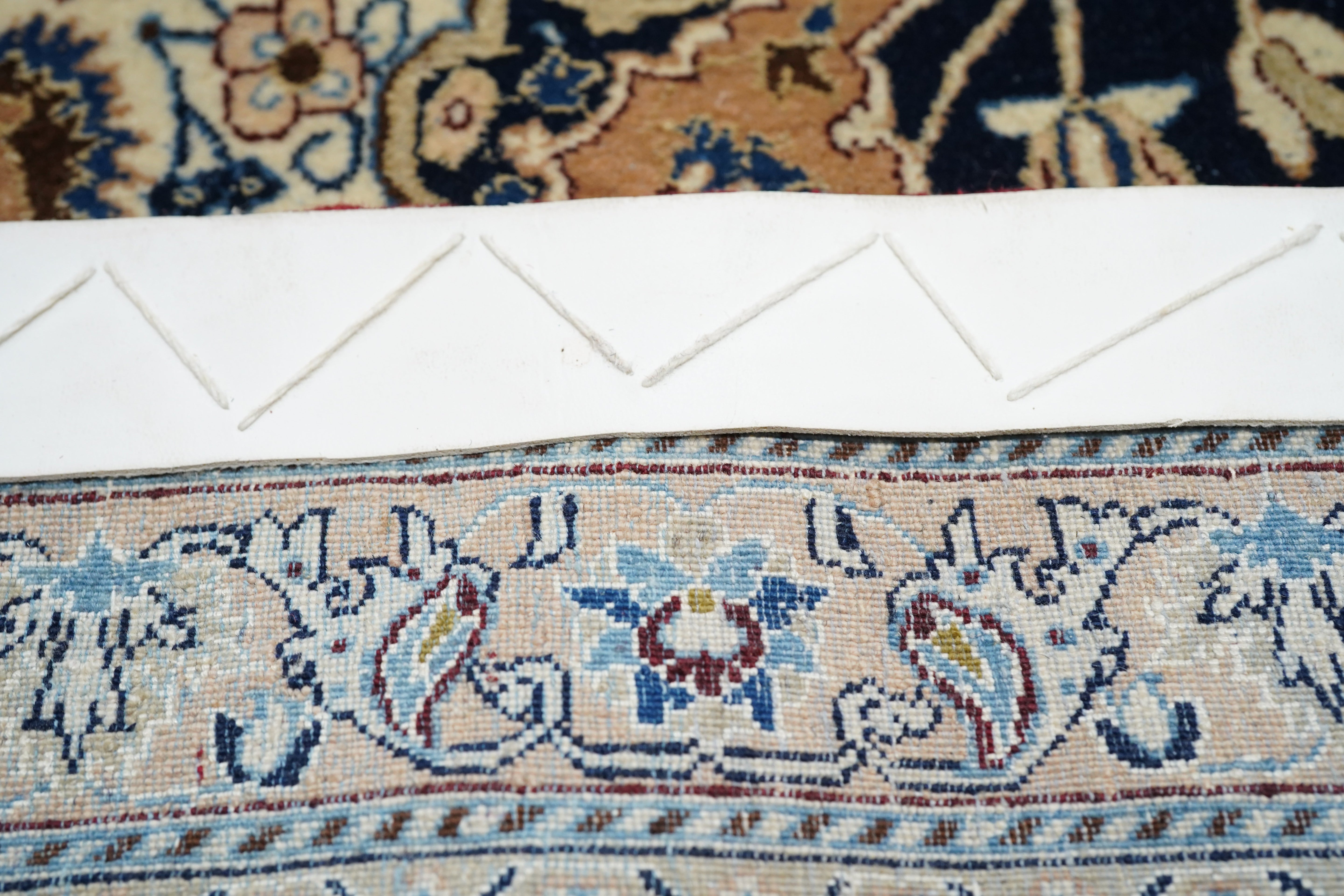Extremely Fine Nain Habibian Wool and Silk Rug 5'4'' x 9'6''