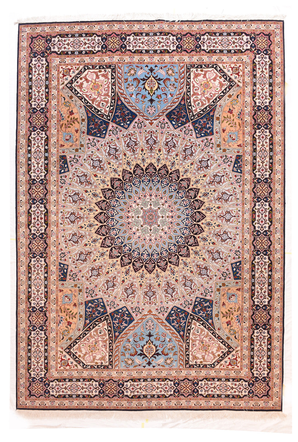 Vintage Tabriz Rug 6'7'' x 9'10''
