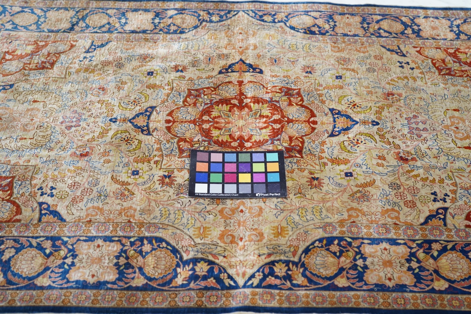 Extremely Fine Antique Silk Hereke Rug Signed by the Master Weaver 2'6'' x 4'1''