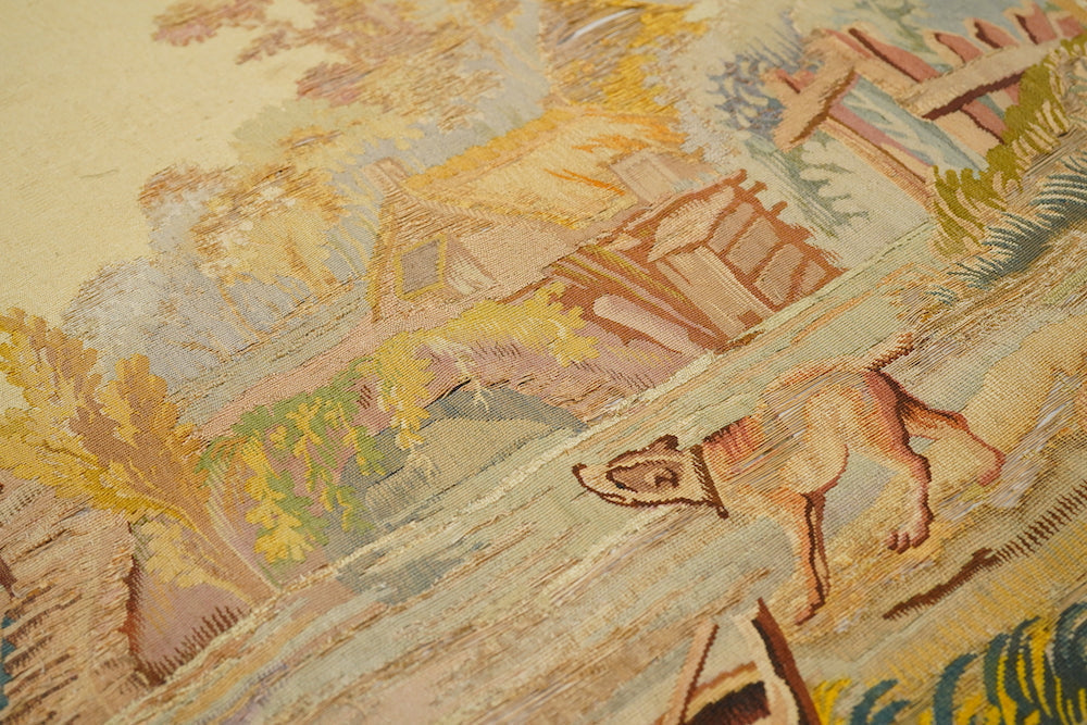 Antique French Tapestry 2'6'' x 4'0''