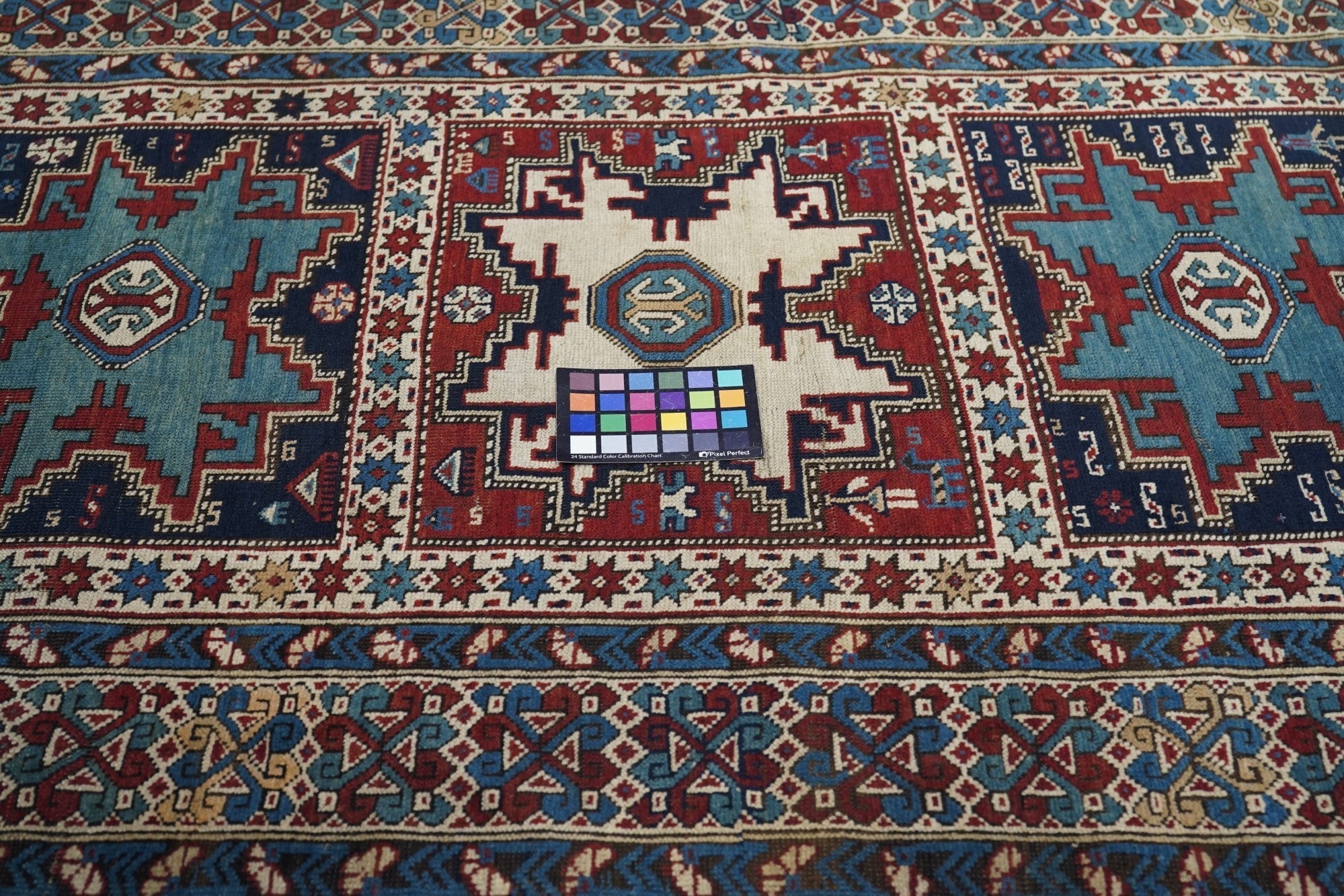 Antique Caucasian Shirvan Rug 3'8'' x 8'3''