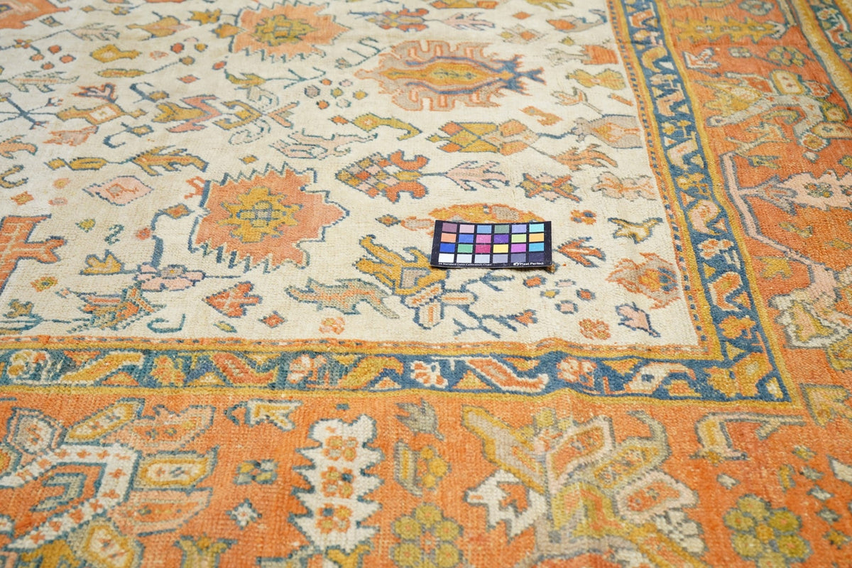 Antique Oushak Rug 9'0'' x 13'5''