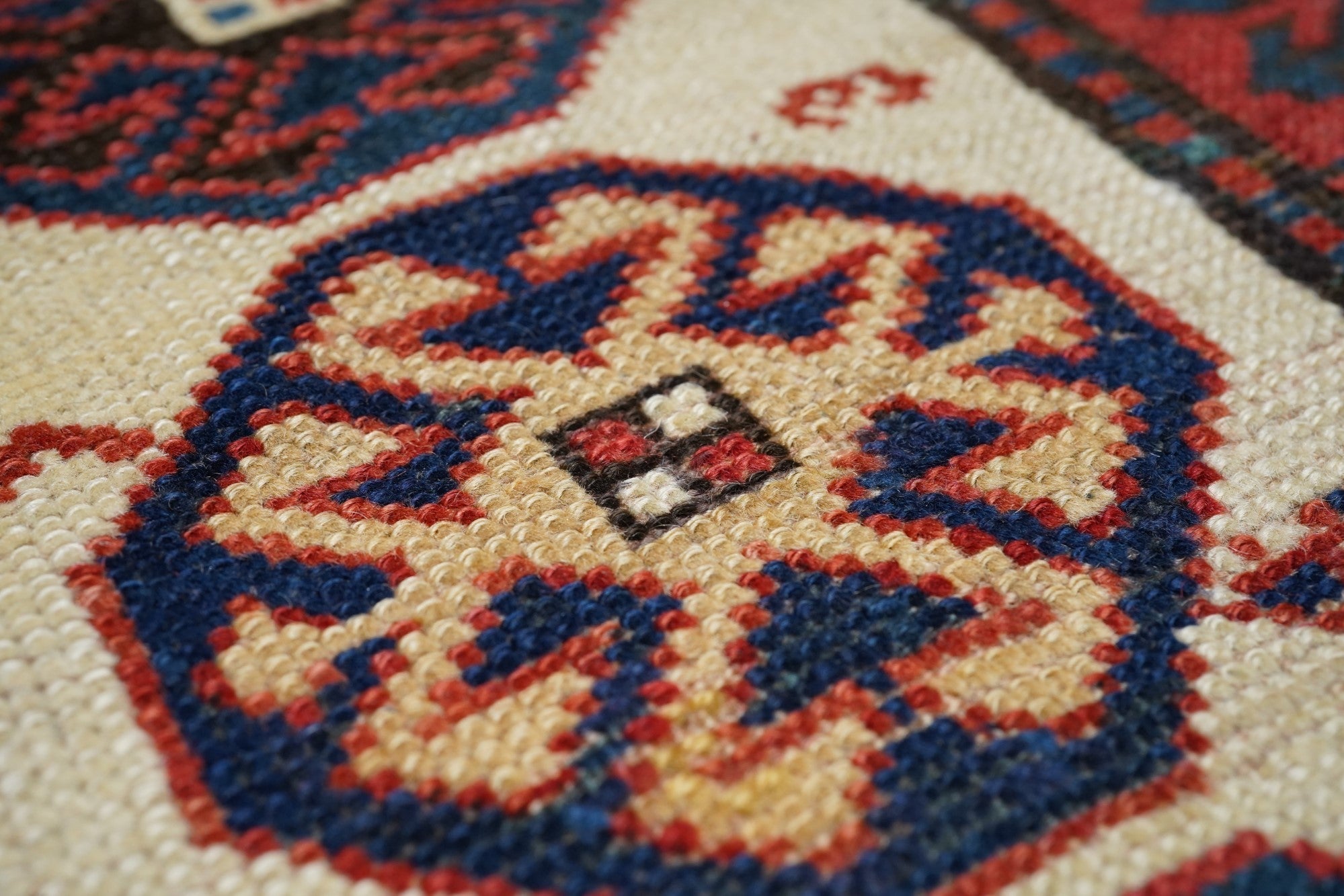 Antique Caucasian Kazak Rug 4'2'' x 6'4''