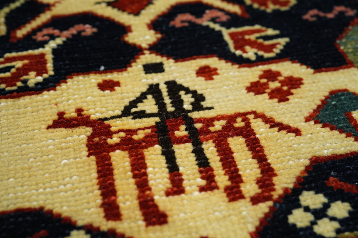 Vintage Caucasian Shirvan Rug 4'0'' x 6'3''