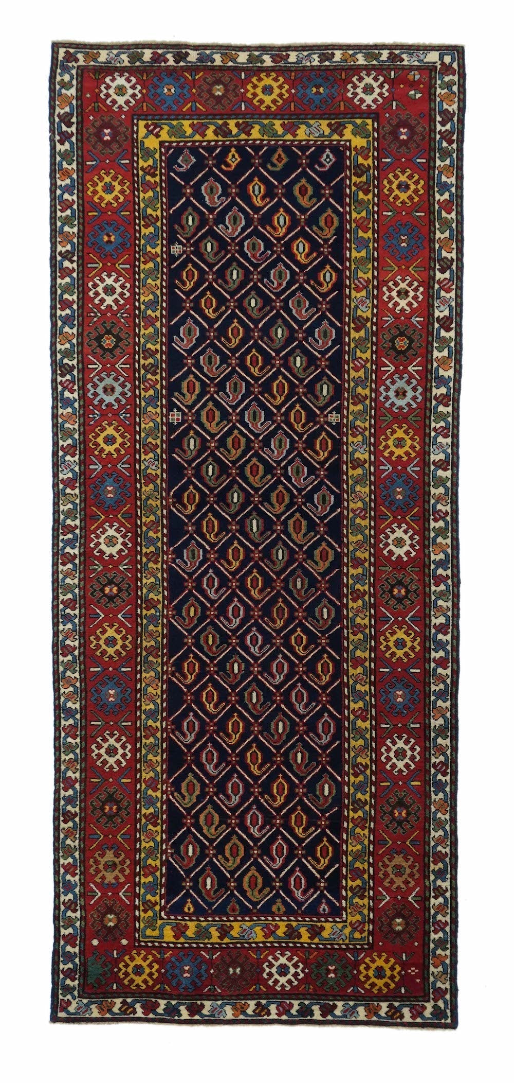 Fine Antique Shirvan Rug 3'5'' x 8'9''