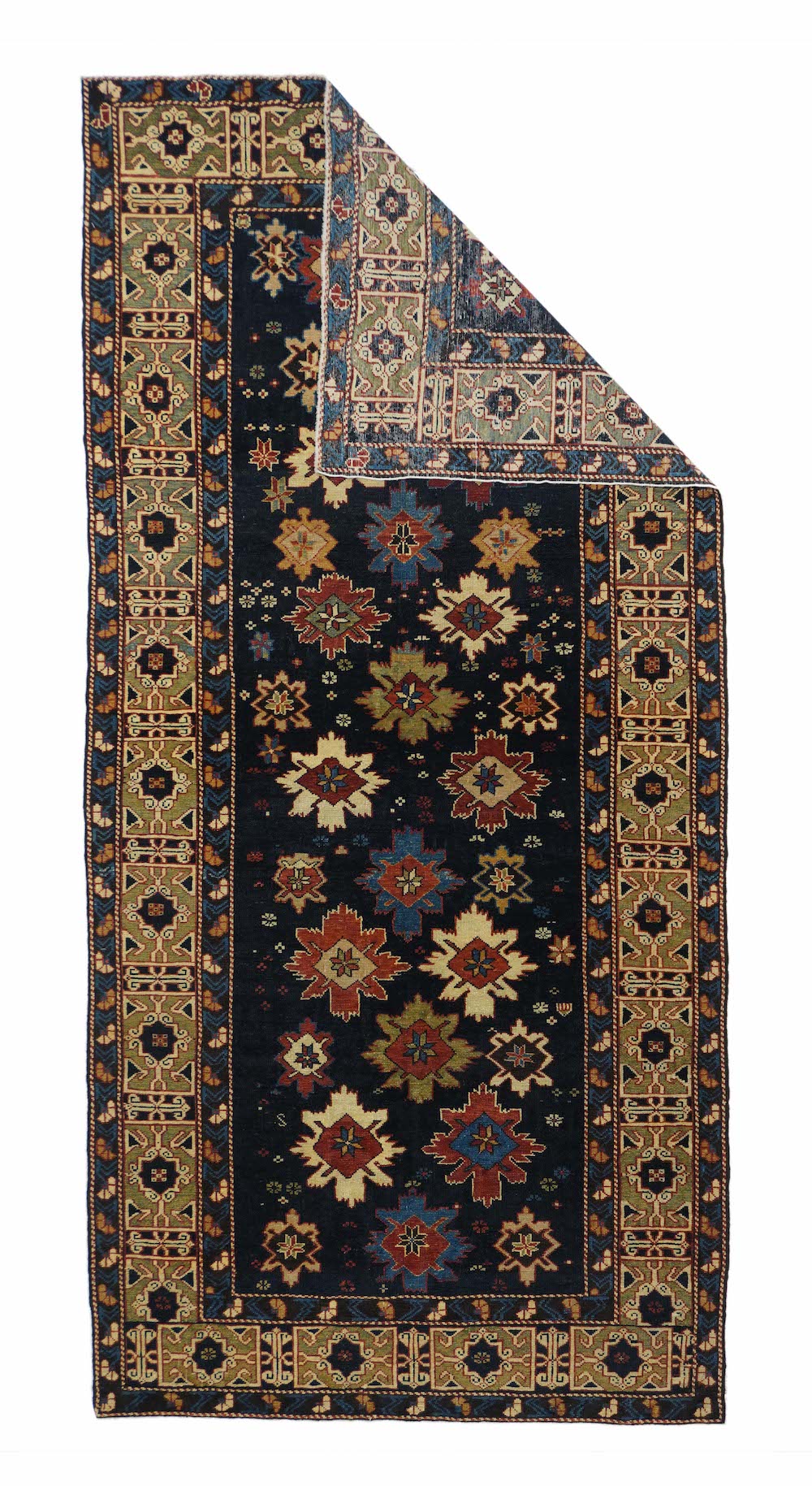 Antique Caucasian Shirvan Rug 3'9'' x 7'1''