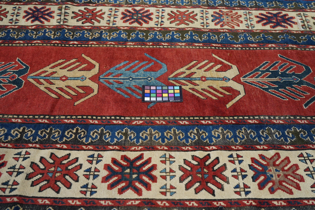 Antique Caucasian Kazak Rug 5'2'' x 10'1''