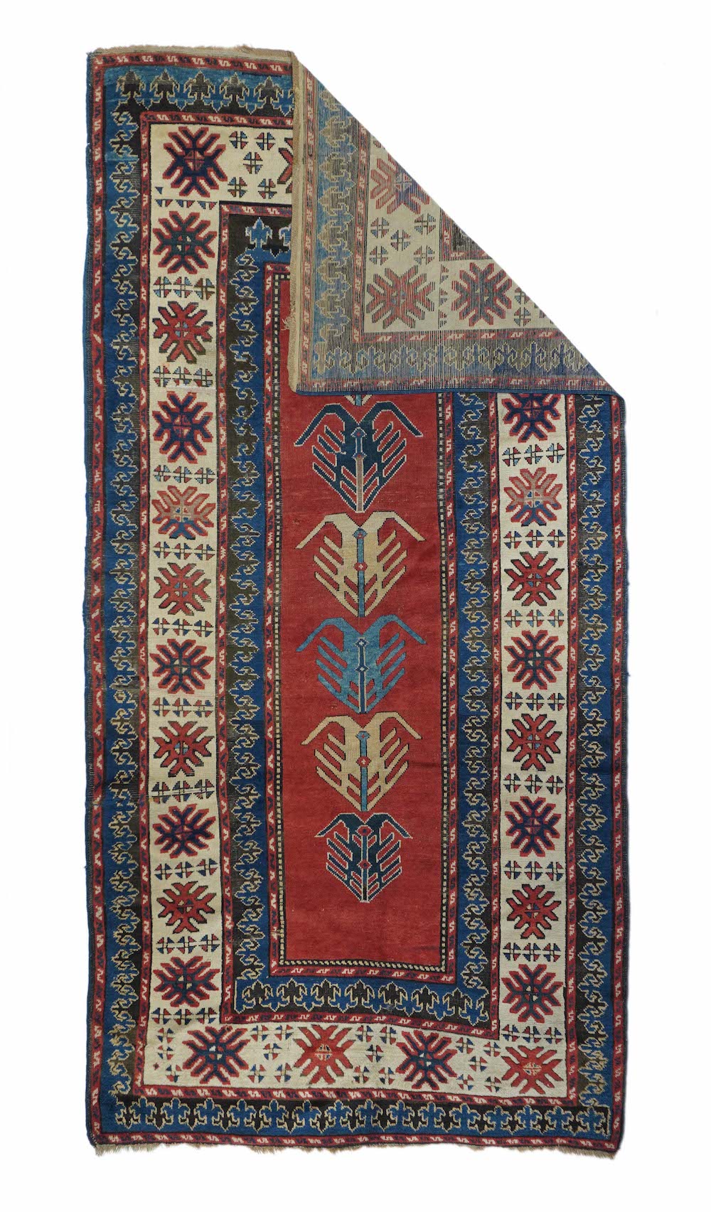 Antique Caucasian Kazak Rug 5'2'' x 10'1''