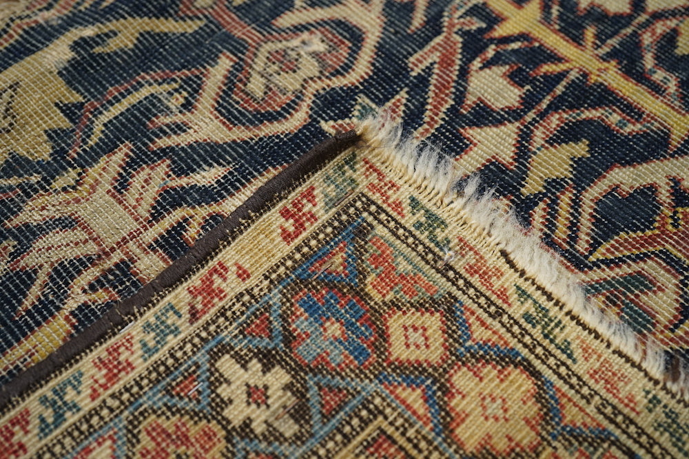Antique Caucasian Shirvan Rug 4'3'' x 5'5''