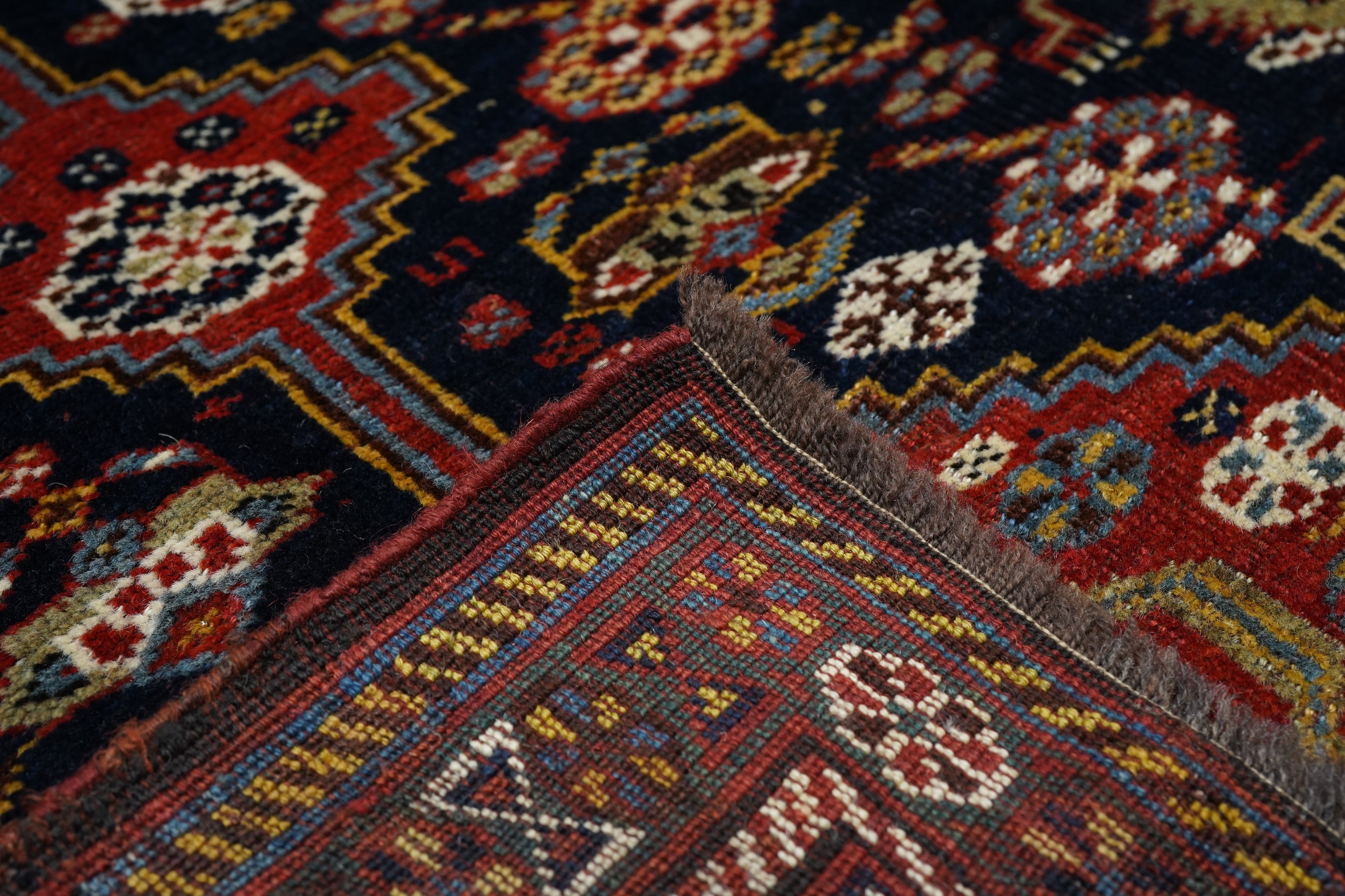 Antique Khamseh Tribal Rug 5'8'' x 9'3''