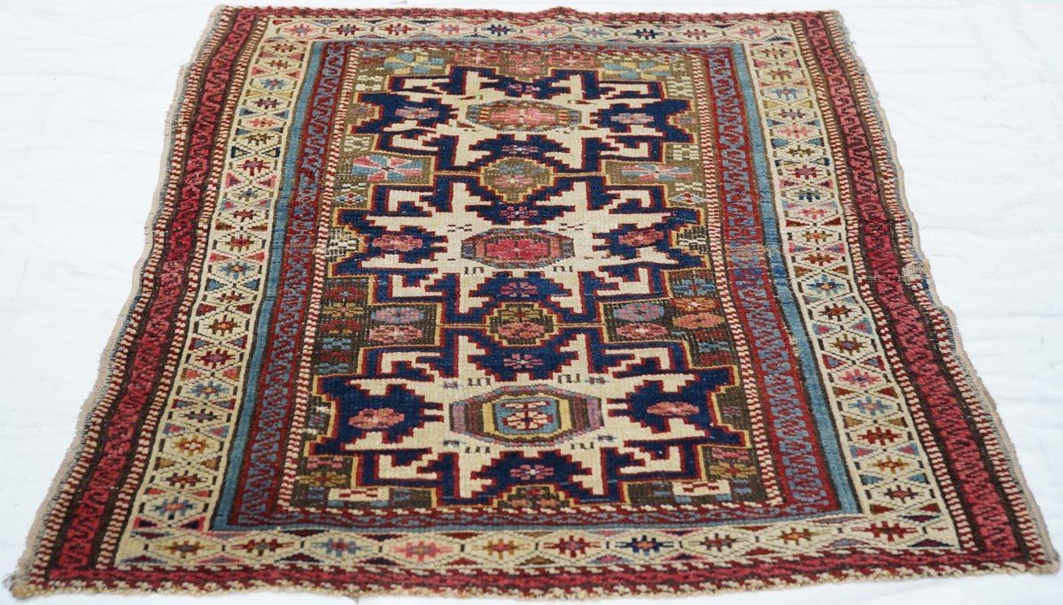 Antique Caucasian Shirvan Rug 2'7'' x 3'2''