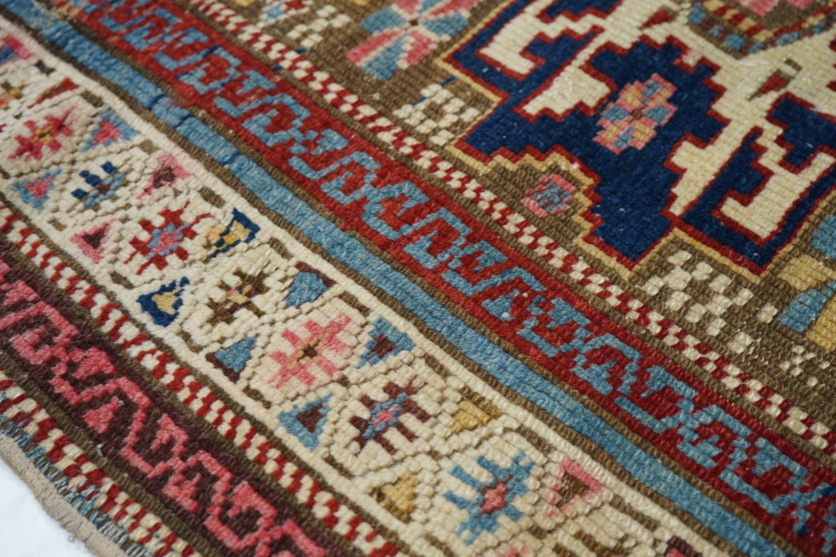 Antique Caucasian Shirvan Rug 2'7'' x 3'2''