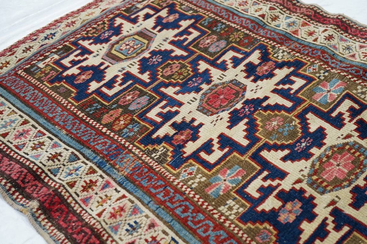 Antique Caucasian Shirvan Rug 2'7'' x 3'2''