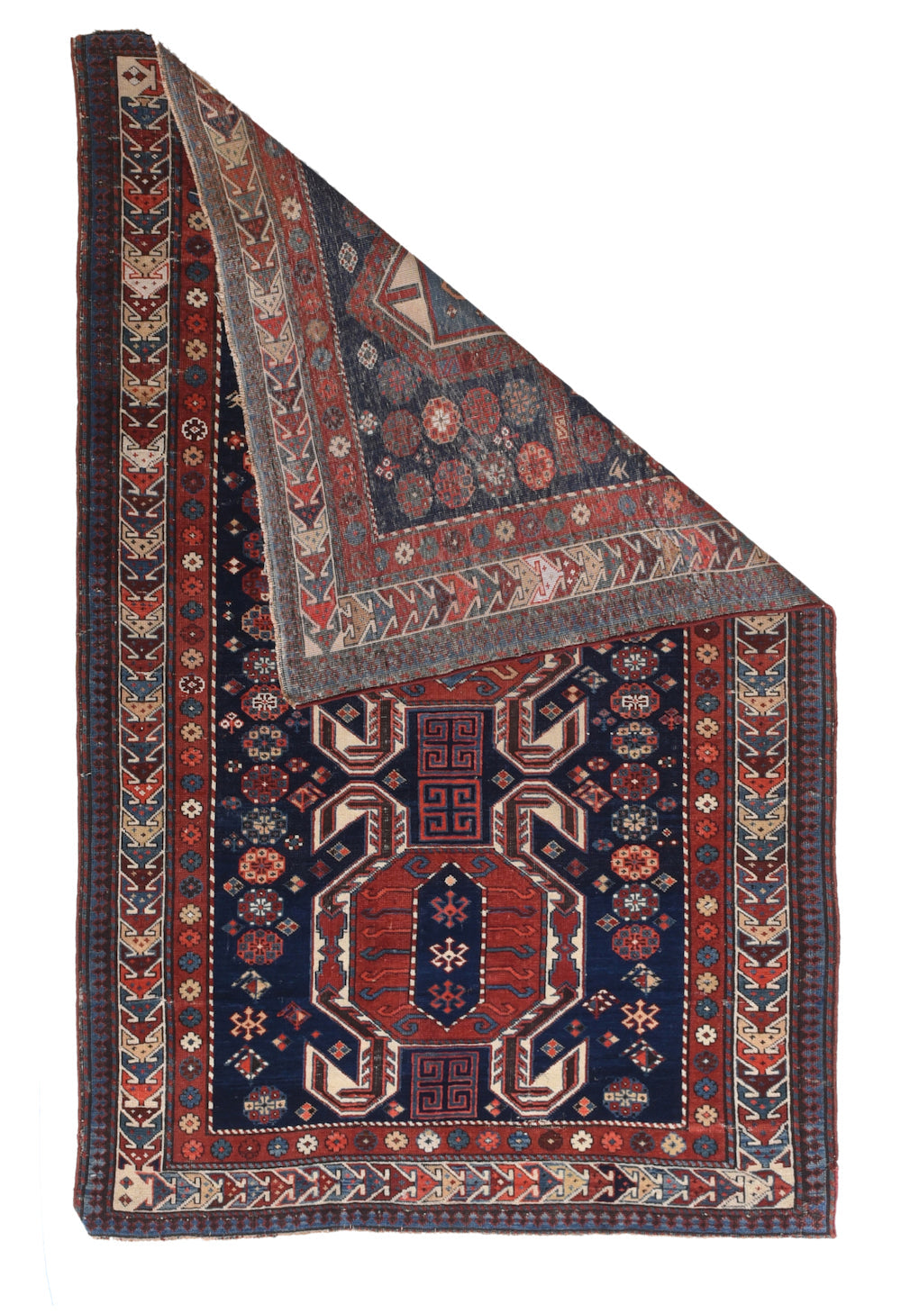 Antique Caucasian Shirvan Rug 3'6'' x 5'5''