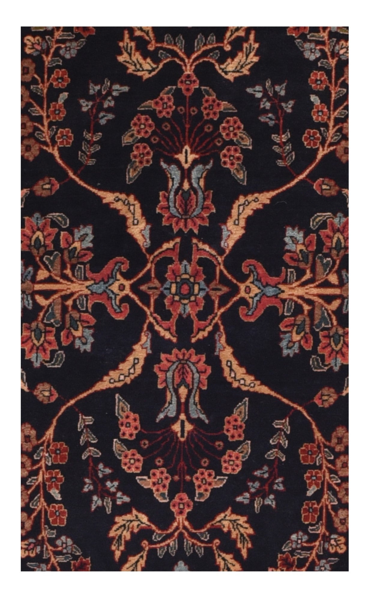 Antique Mohajeran Sarouk Rug 2'5'' x 4'9''