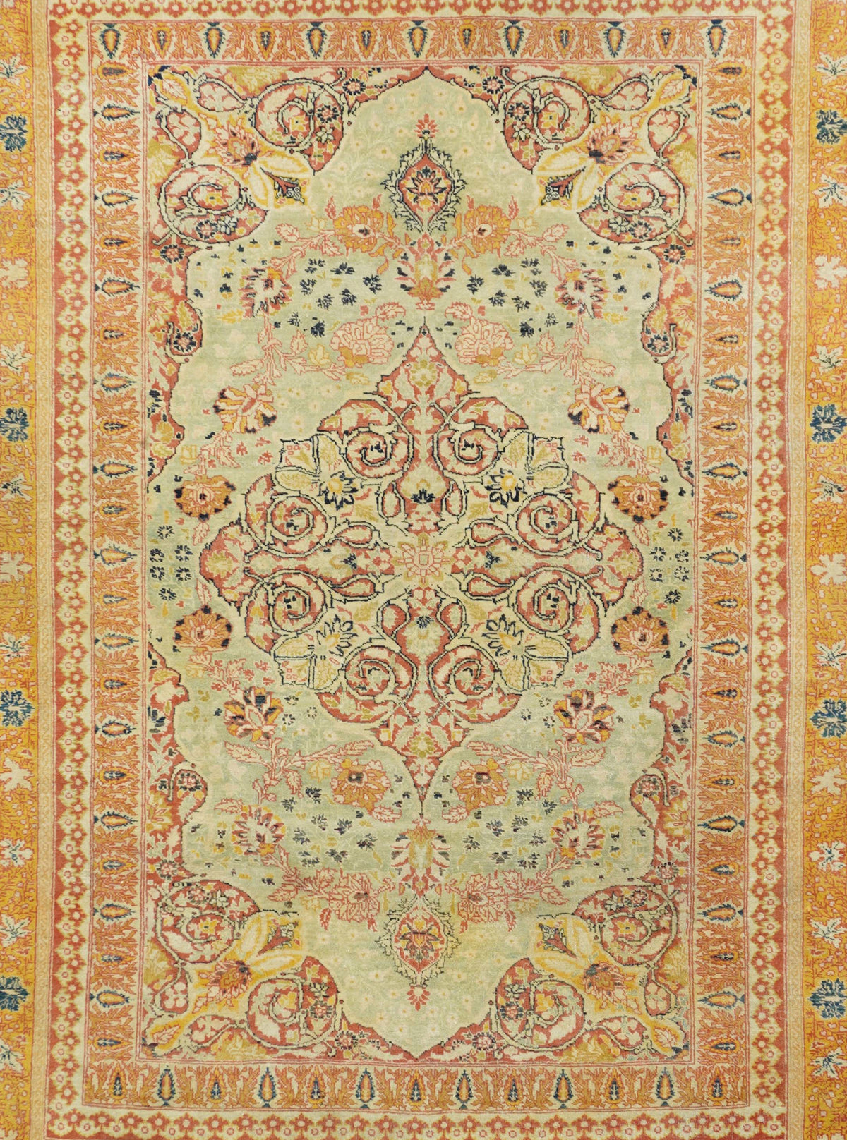 Antique Tabriz Haji Jalili Rug 4'4'' x 6'4''