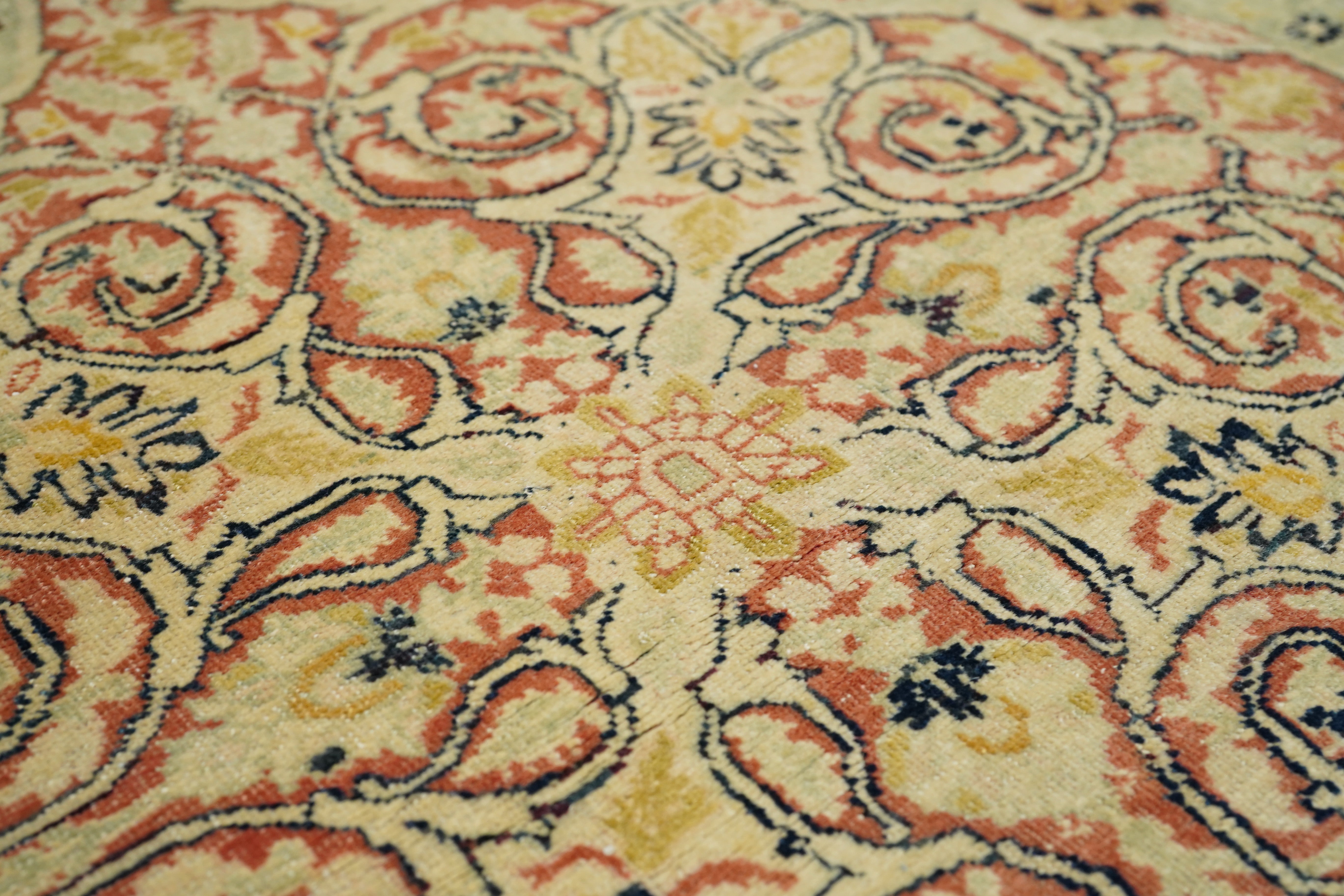 Antique Tabriz Haji Jalili Rug 4'4'' x 6'4''
