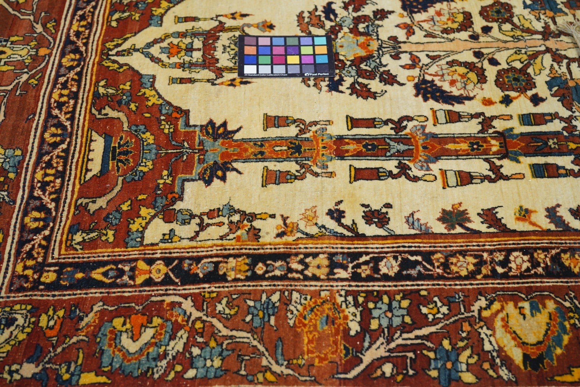 Antique Haji Jalili Tabriz Rug 4'5'' x 5'11''