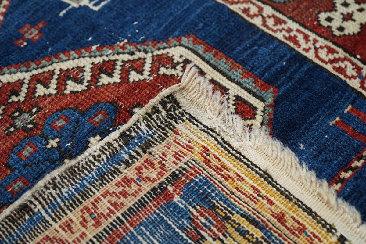 Antique Caucasian Shirvan Rug 3'9'' x 7'3''